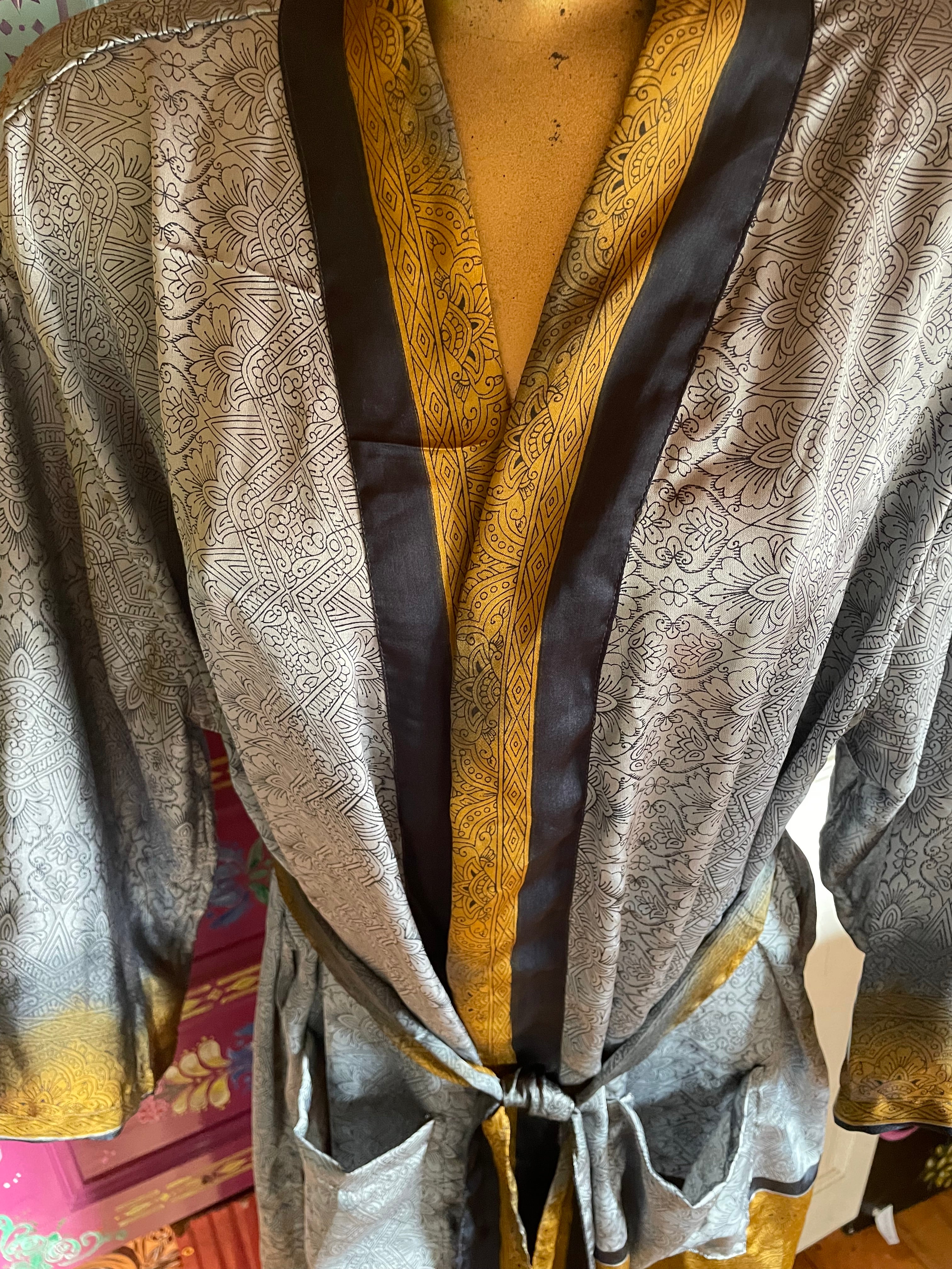 Silk Kimono - Free Size