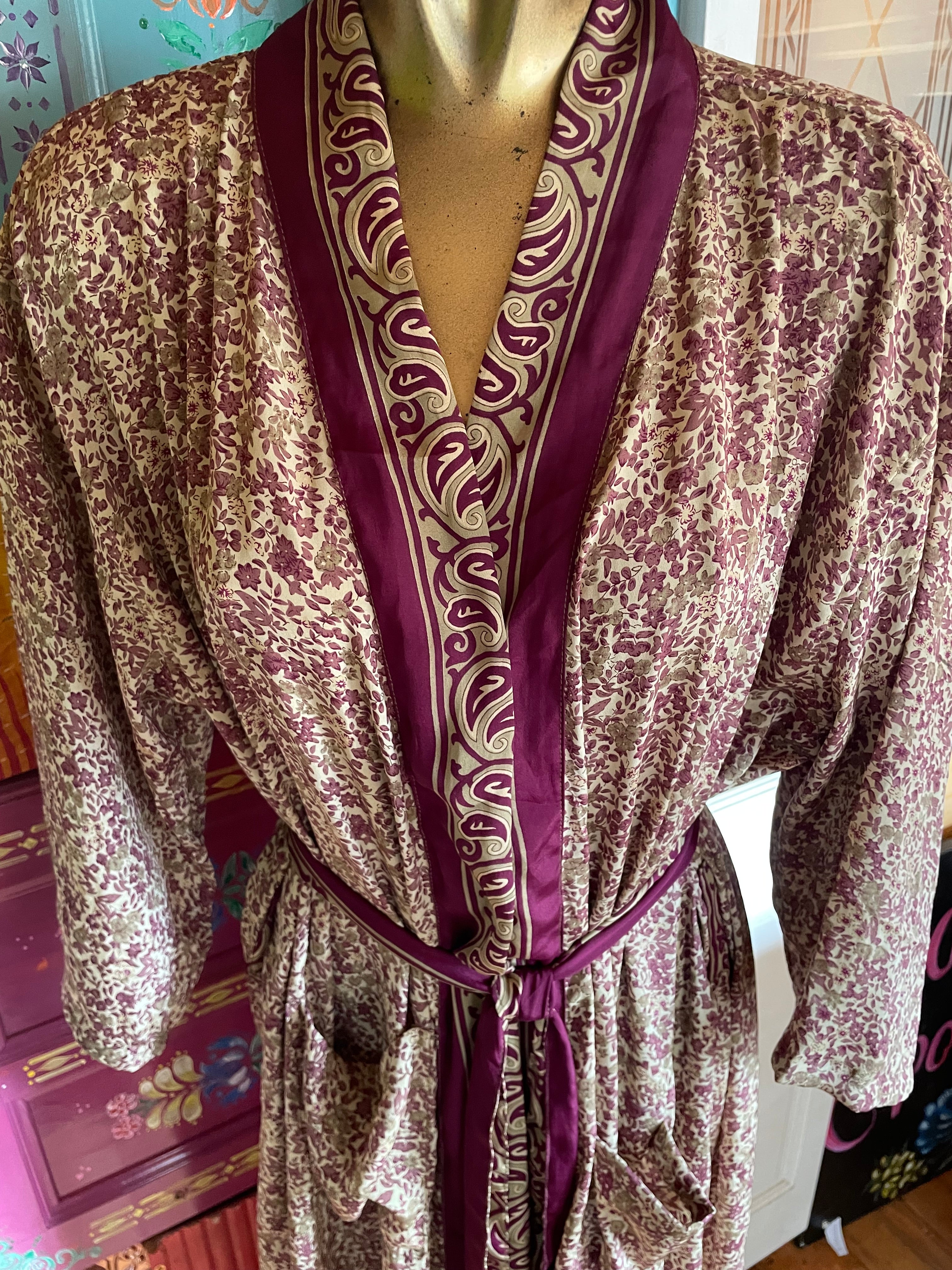 Silk Kimono - Free Size