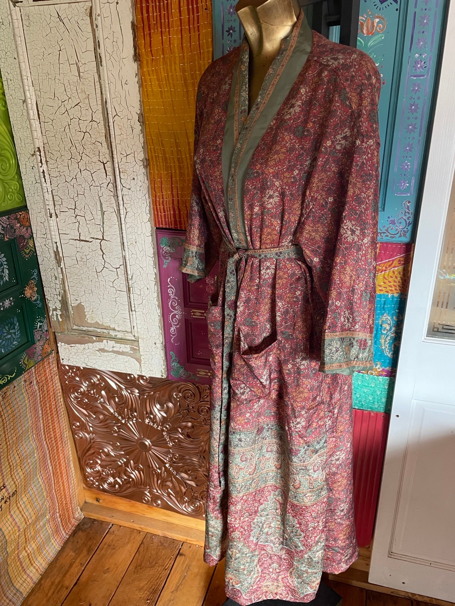 Silk Kimono - Free Size