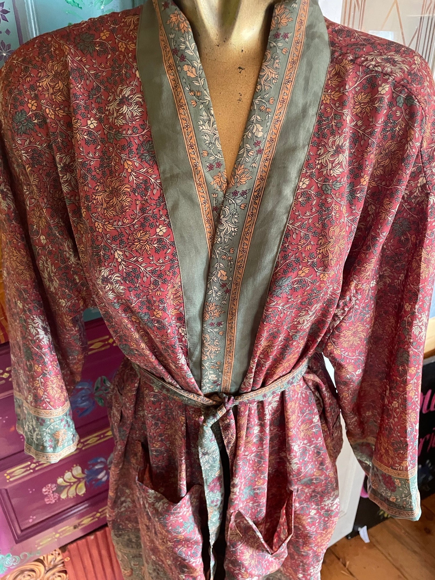 Silk Kimono - Free Size