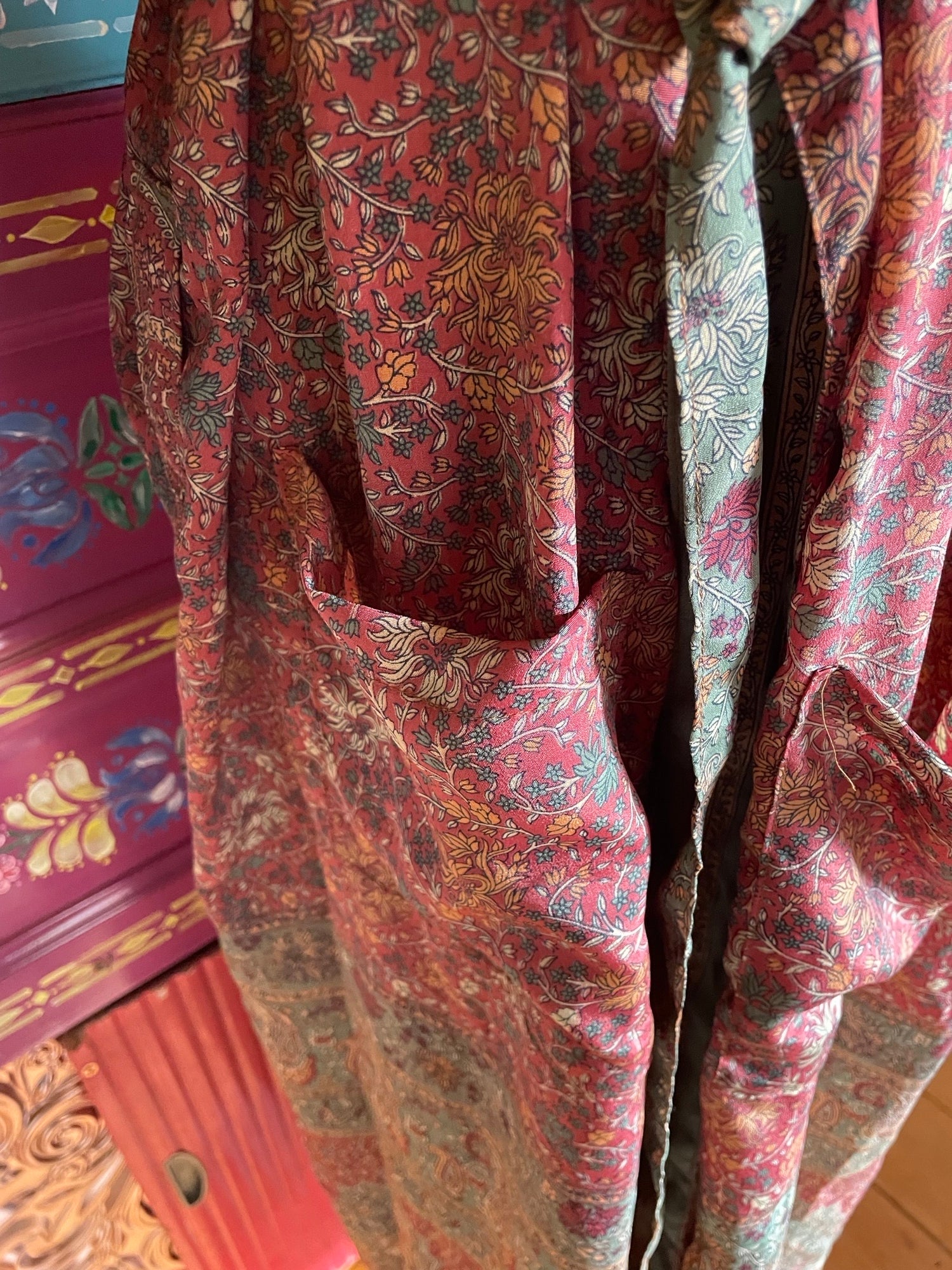 Silk Kimono - Free Size