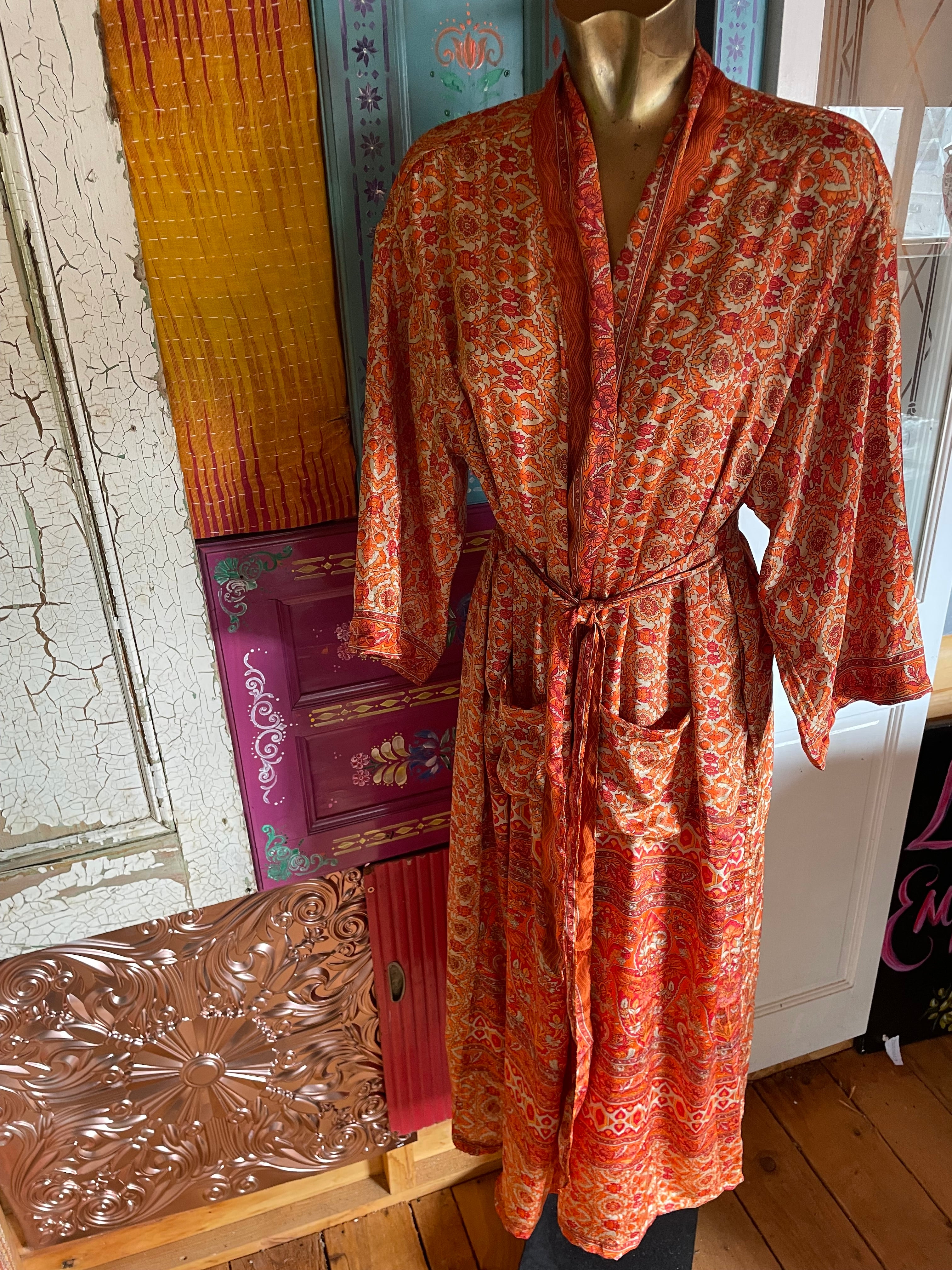 Silk Kimono - Free Size