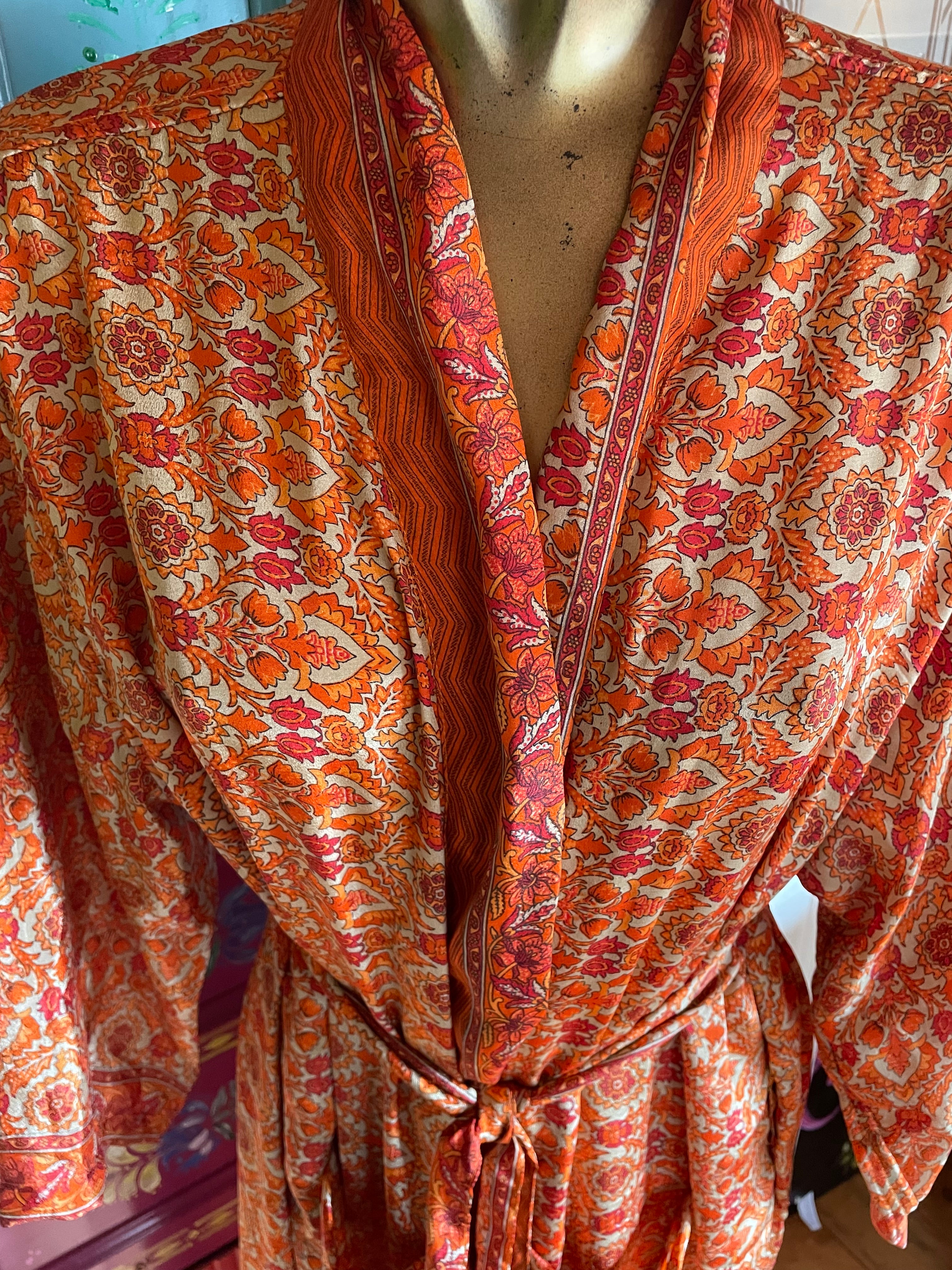Silk Kimono - Free Size