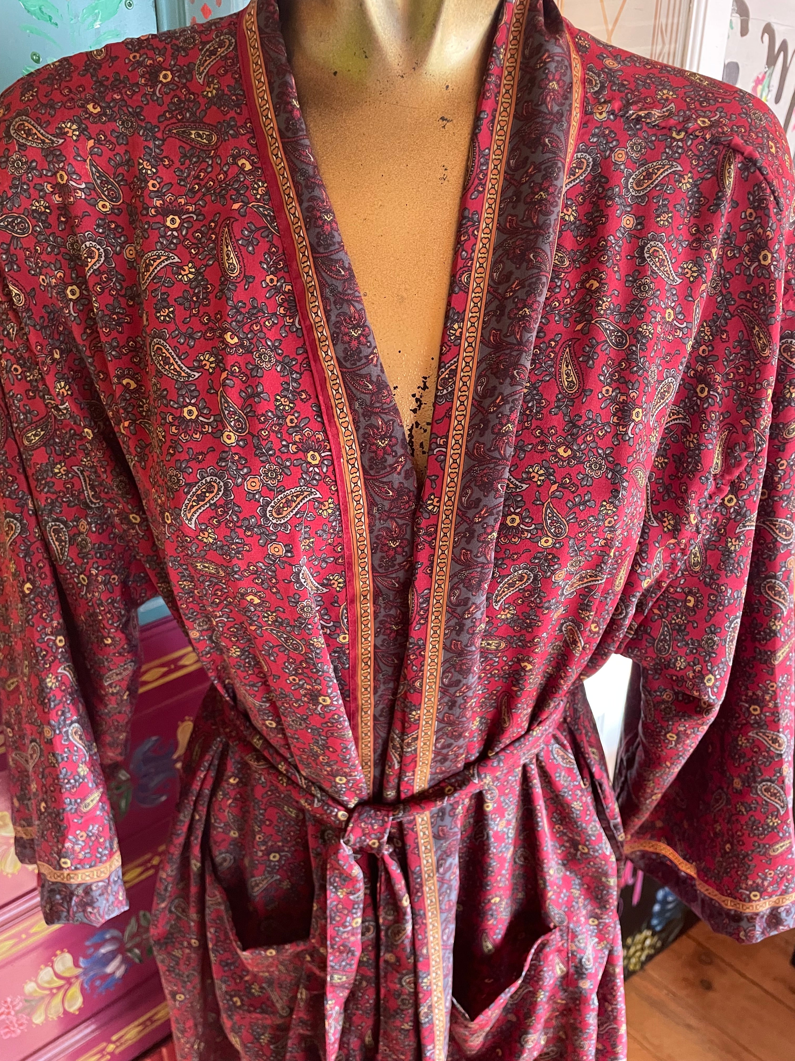 Silk Kimono - Free Size