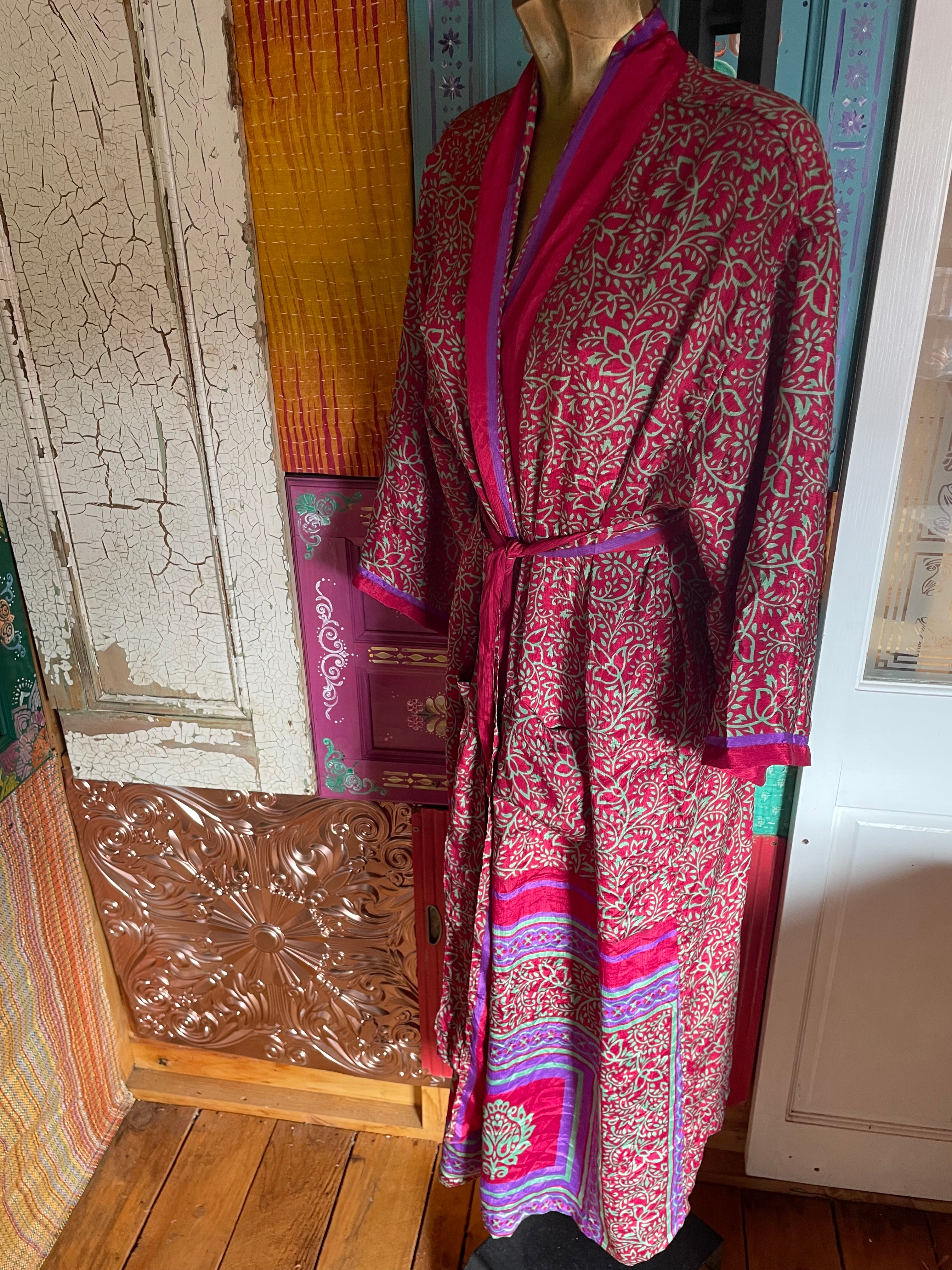 Silk Kimono - Free Size