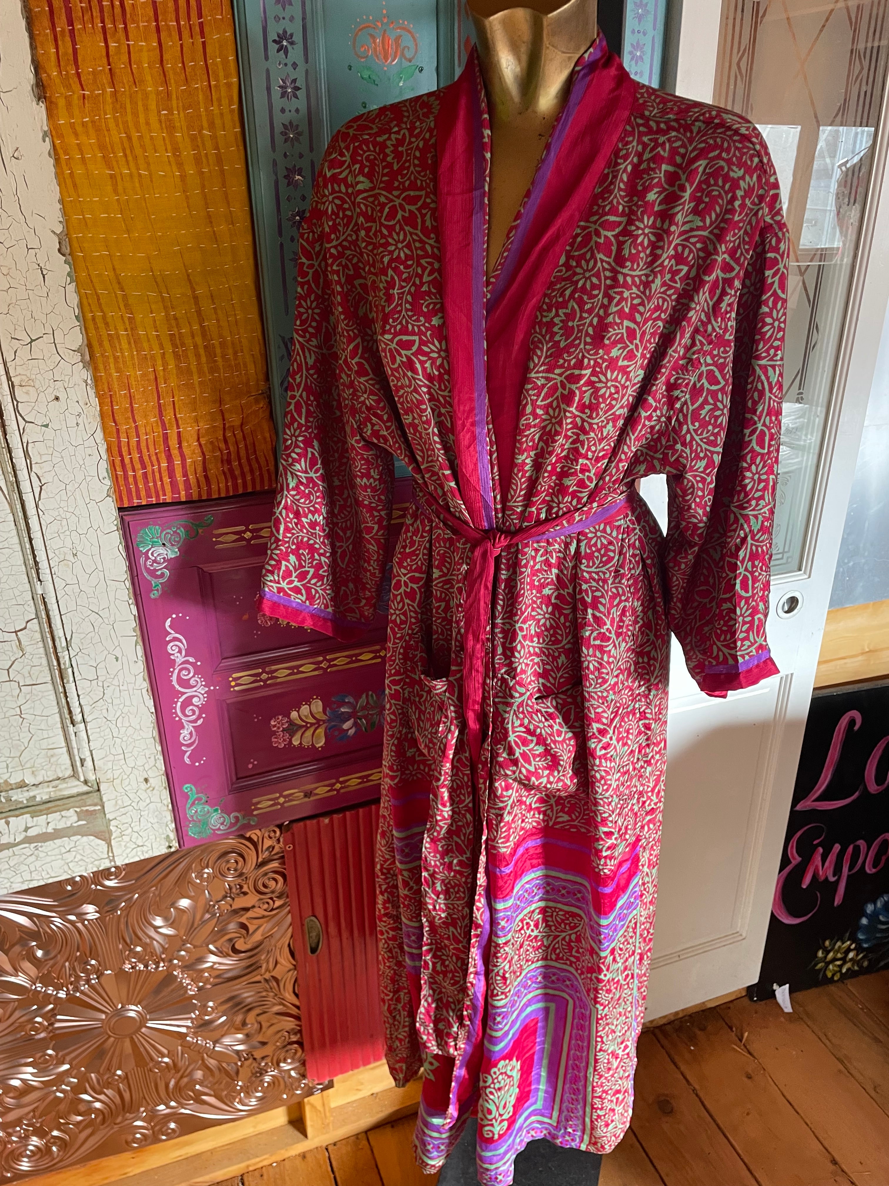 Silk Kimono - Free Size