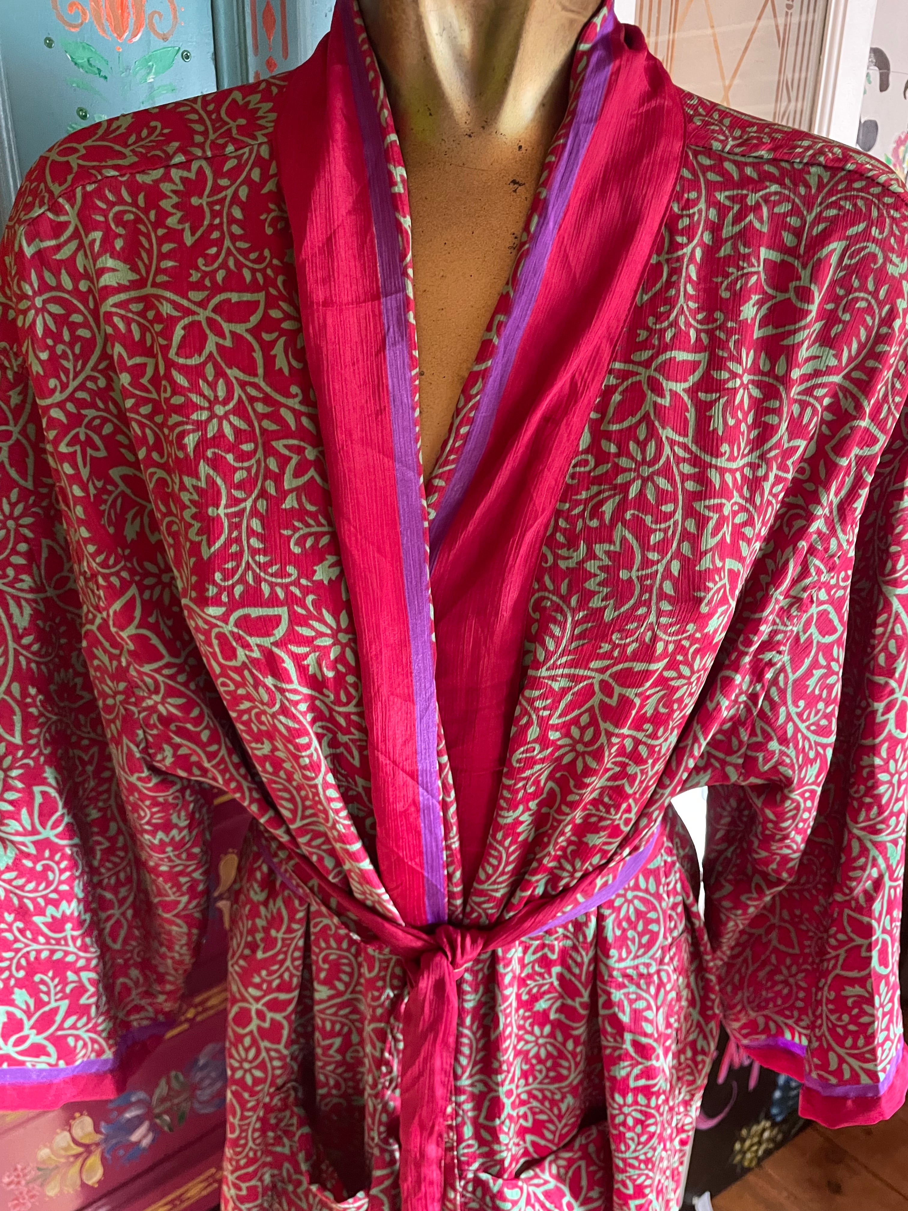 Silk Kimono - Free Size