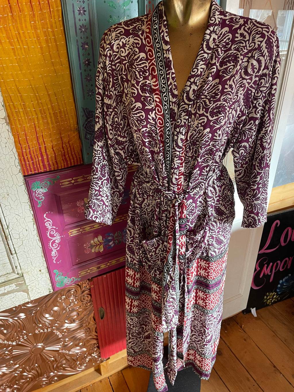 Silk Kimono - Free Size