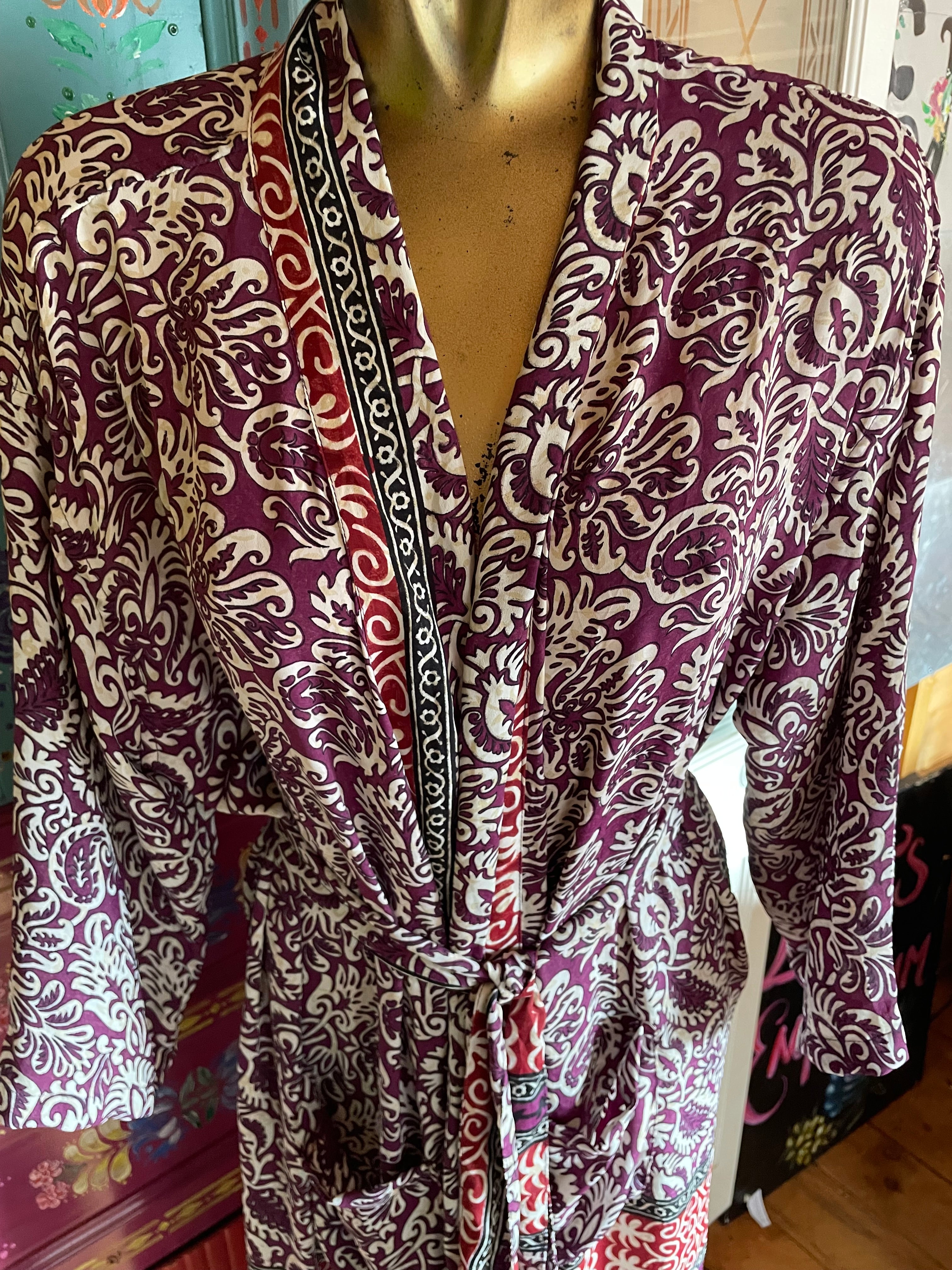 Silk Kimono - Free Size