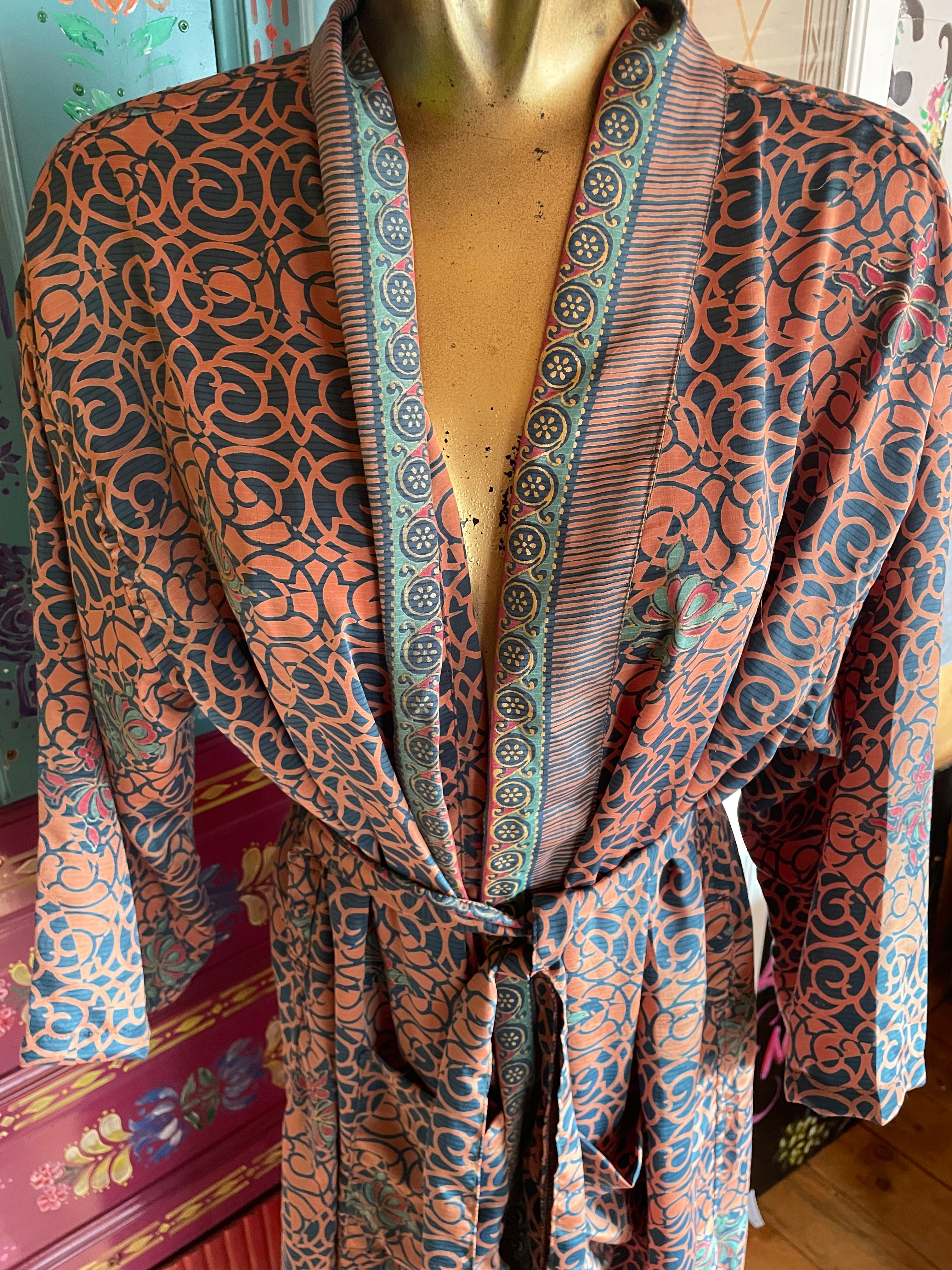 Silk Kimono - Free Size