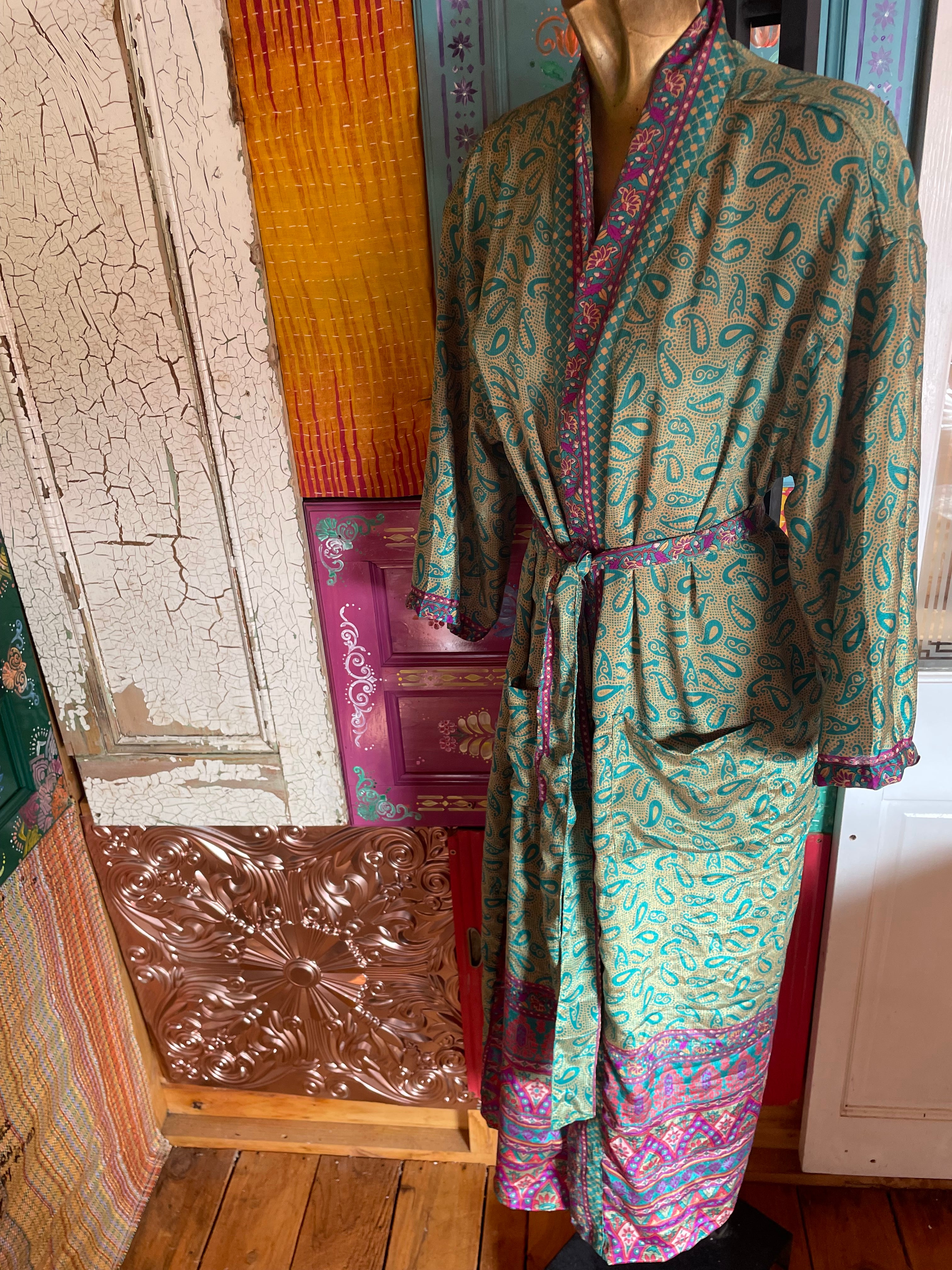 Silk Kimono - Free Size