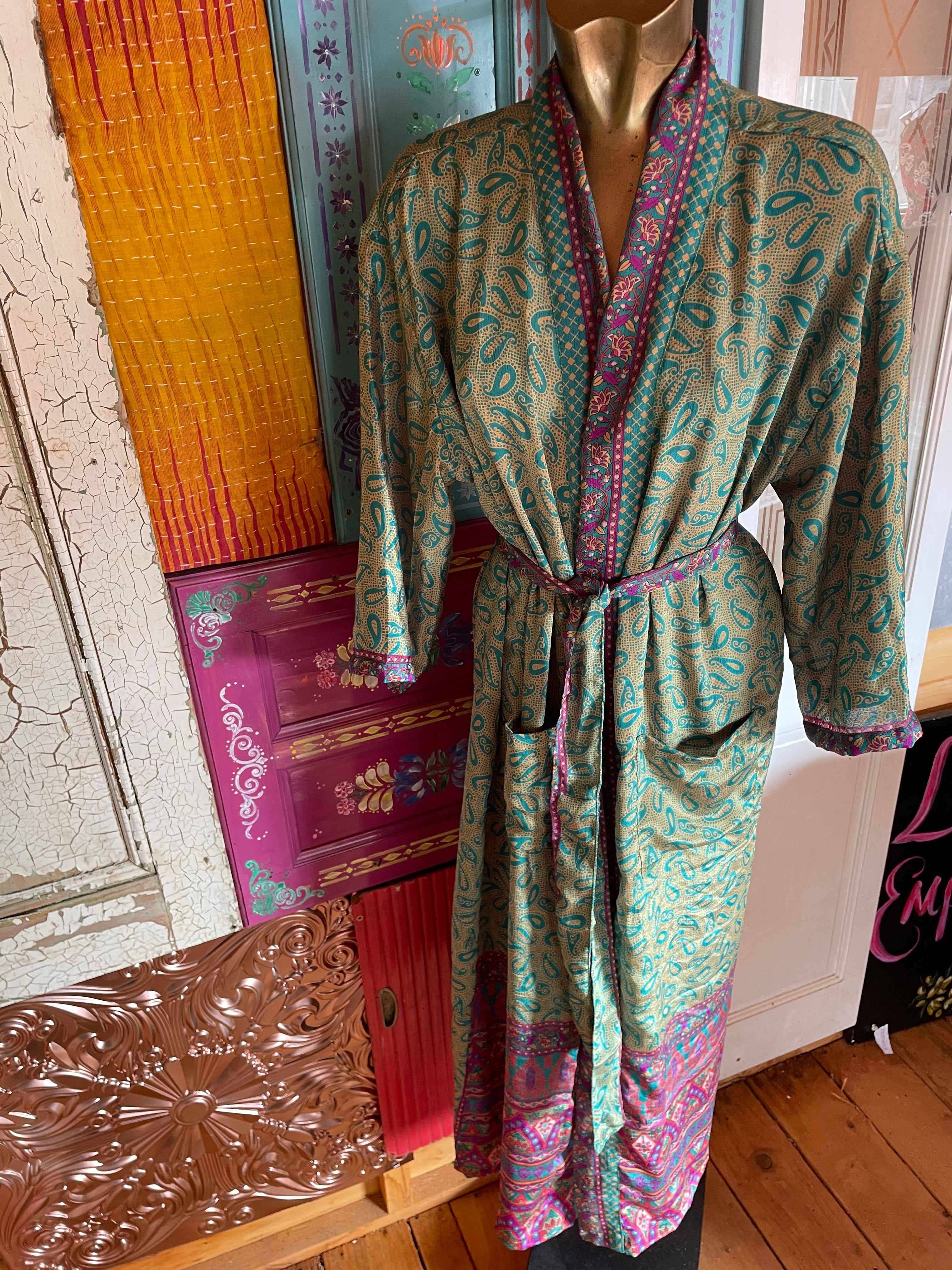 Silk Kimono - Free Size