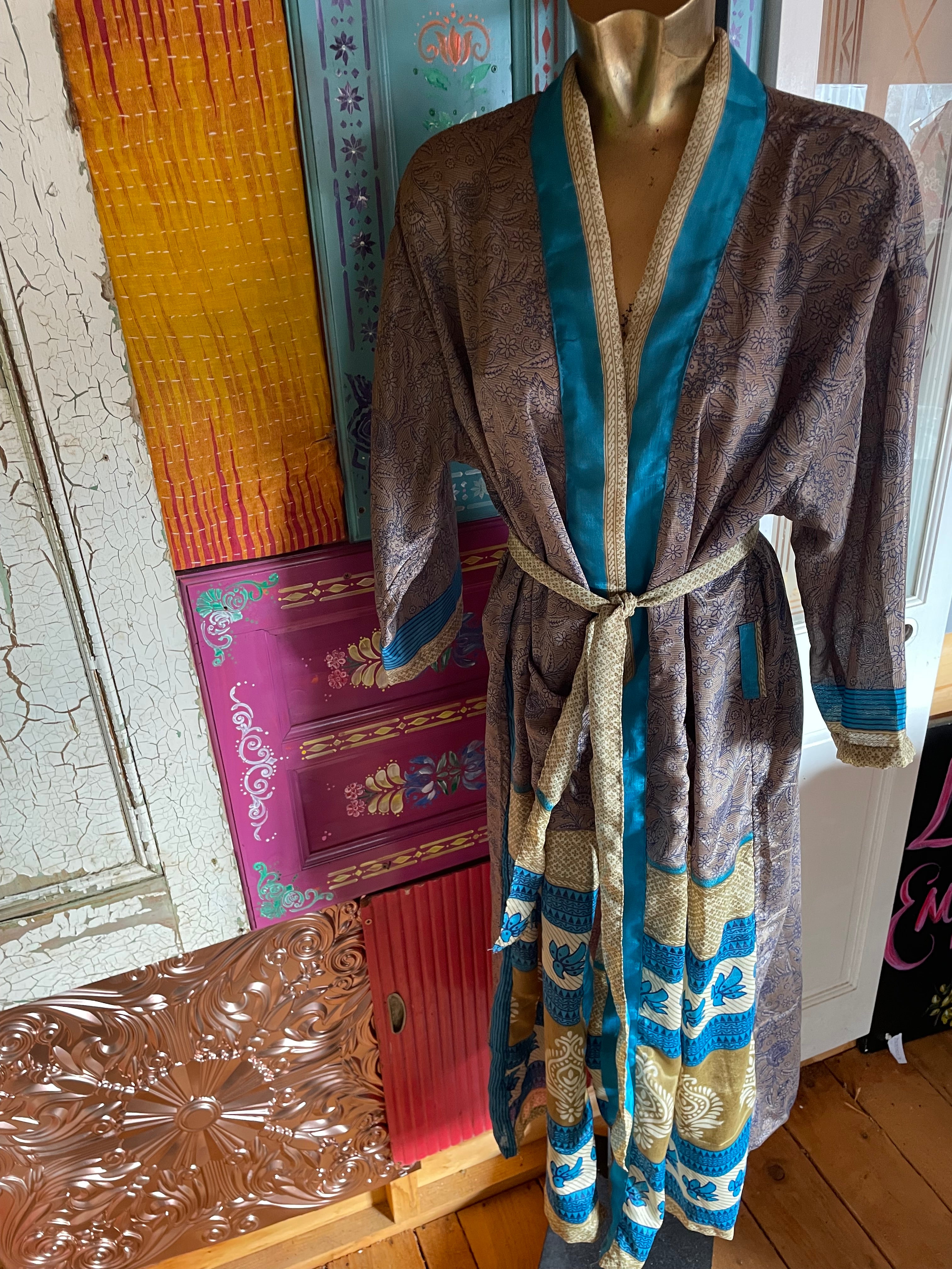 Silk Kimono - Free Size