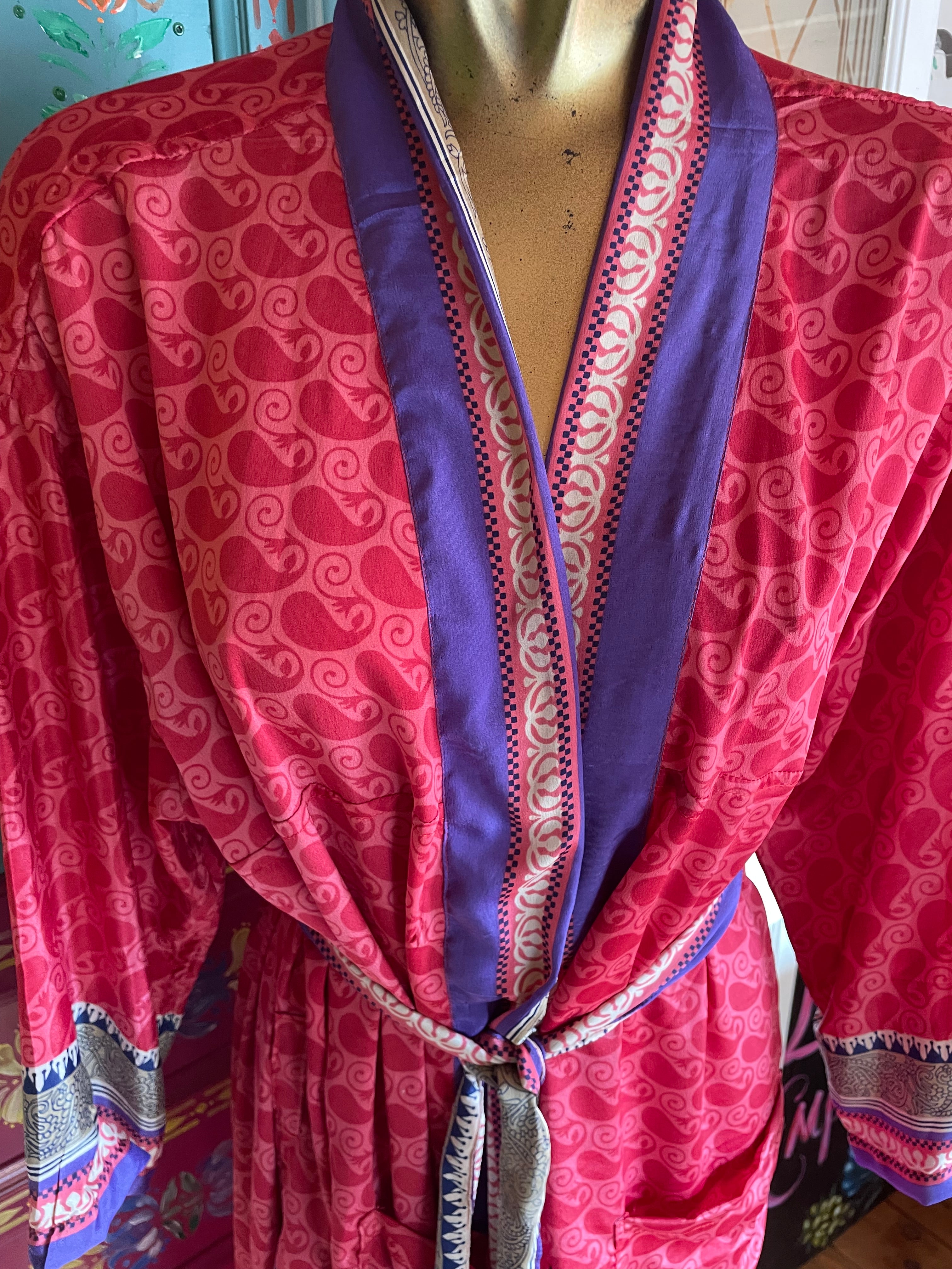 Silk Kimono - Free Size