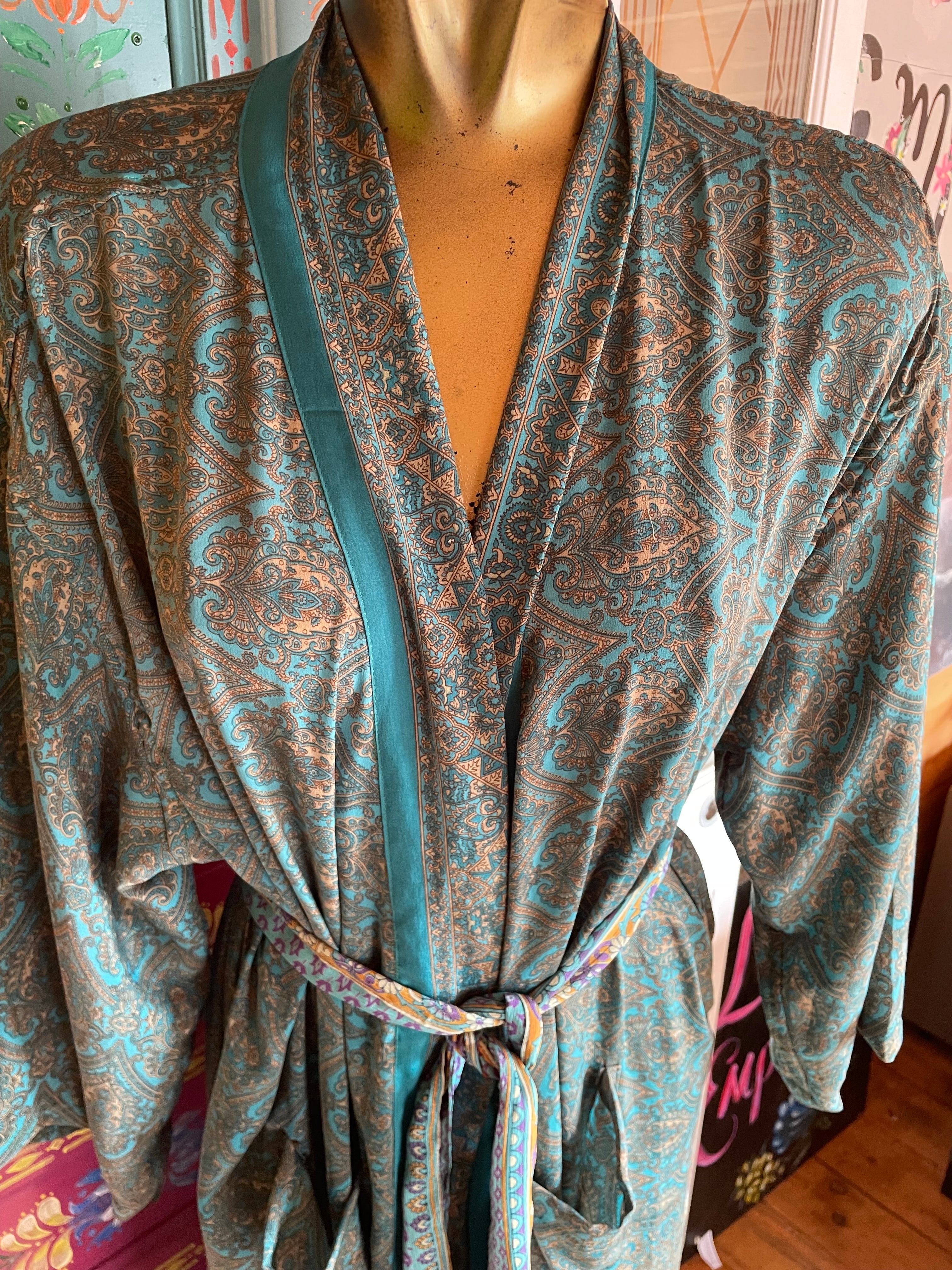 Silk Kimono - Free Size