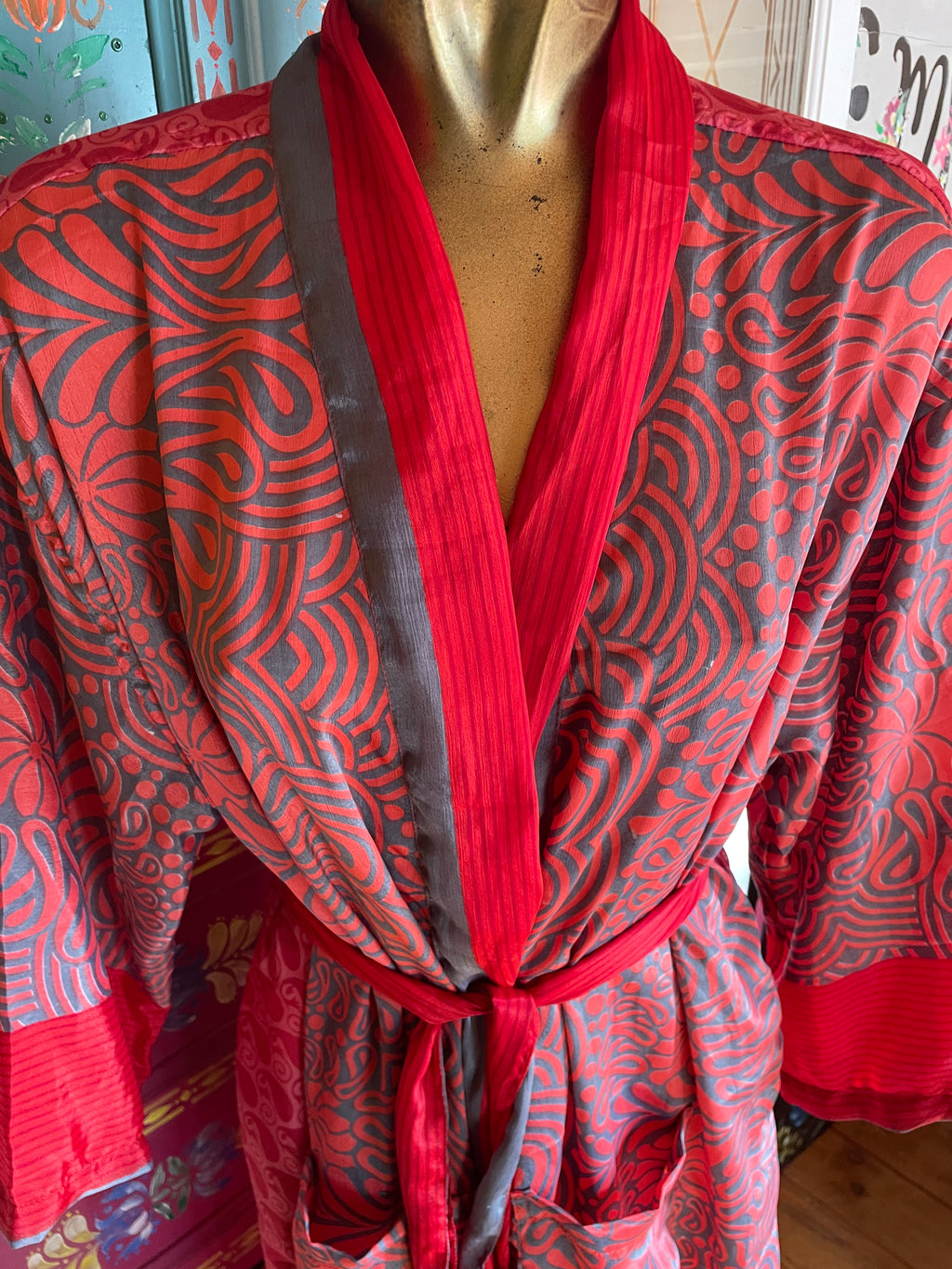 Silk Kimono - Free Size