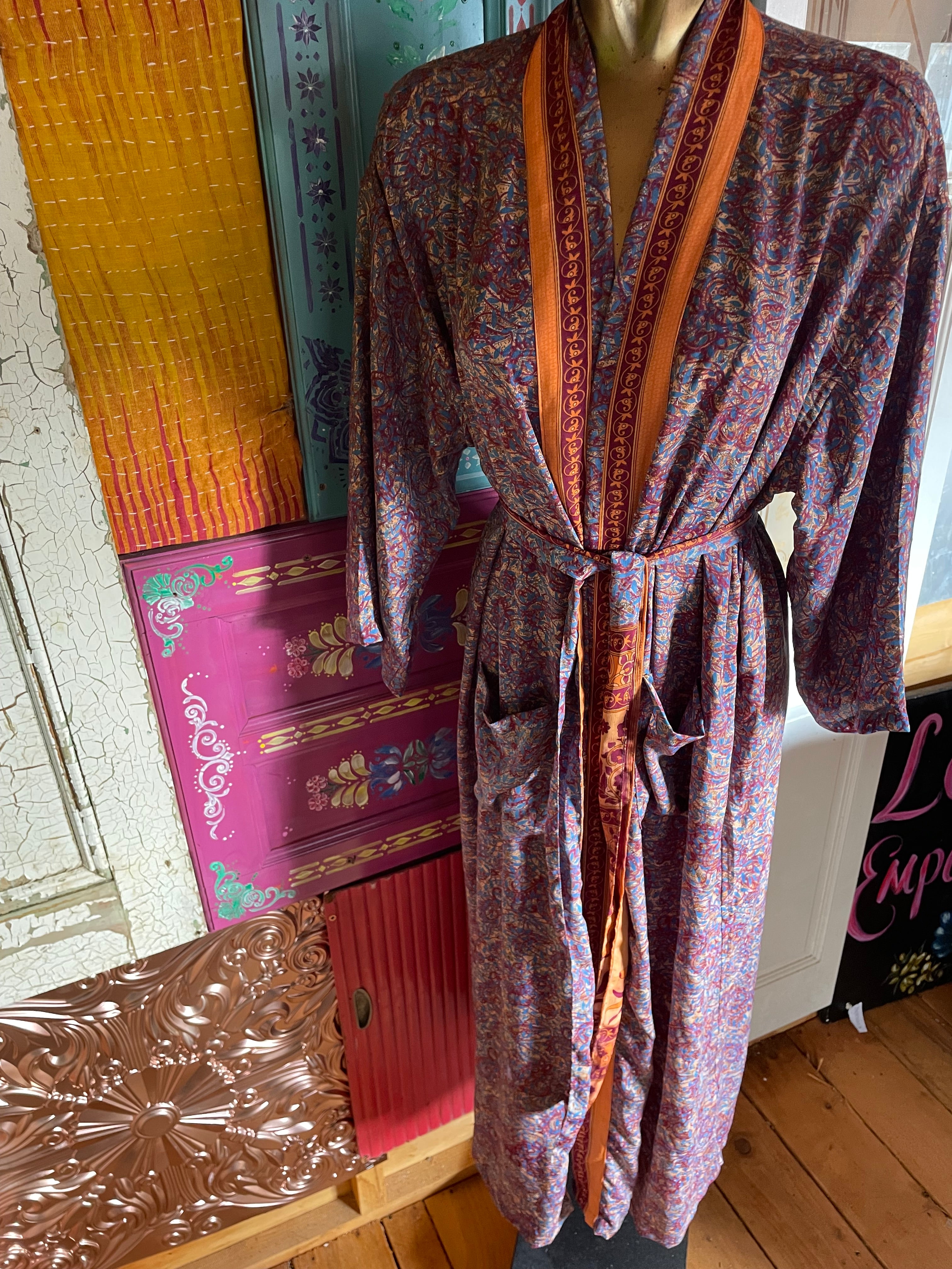 Silk Kimono - Free Size