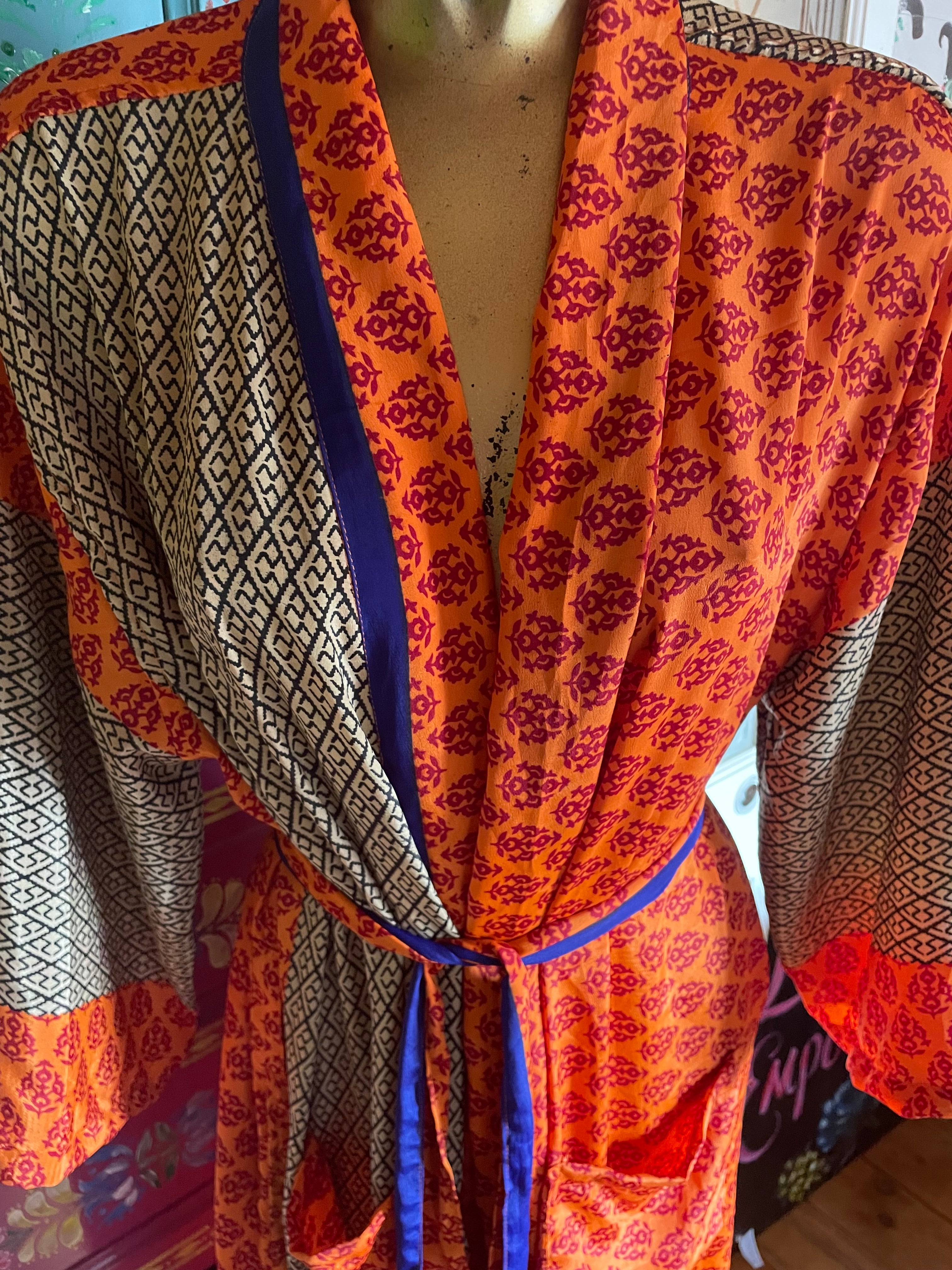 Silk Kimono - Free Size