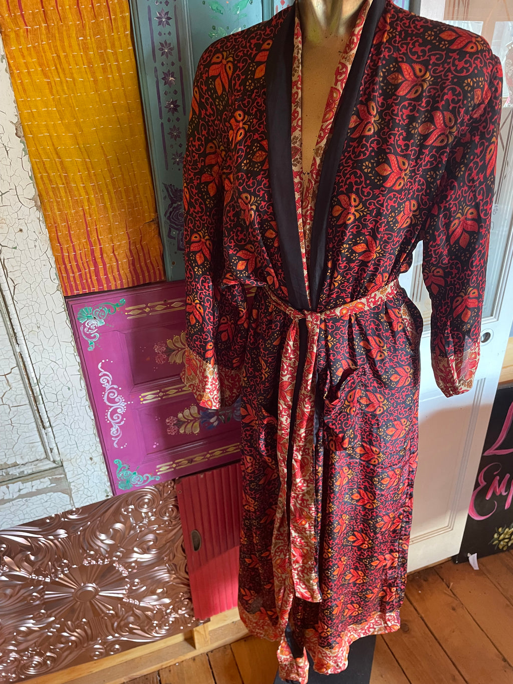 Silk Kimono - Free Size