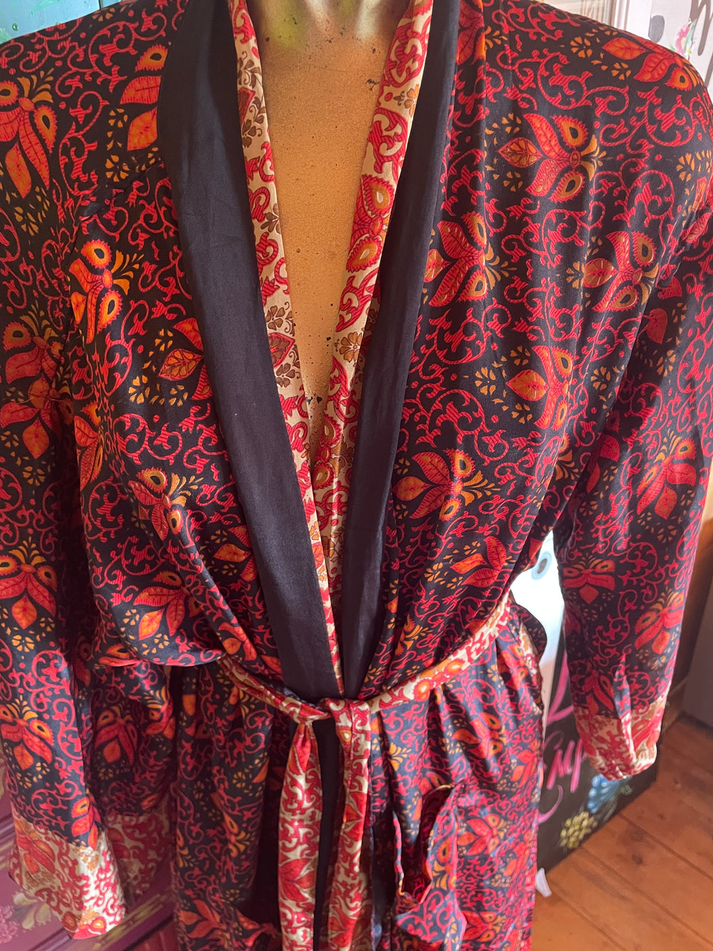 Silk Kimono - Free Size