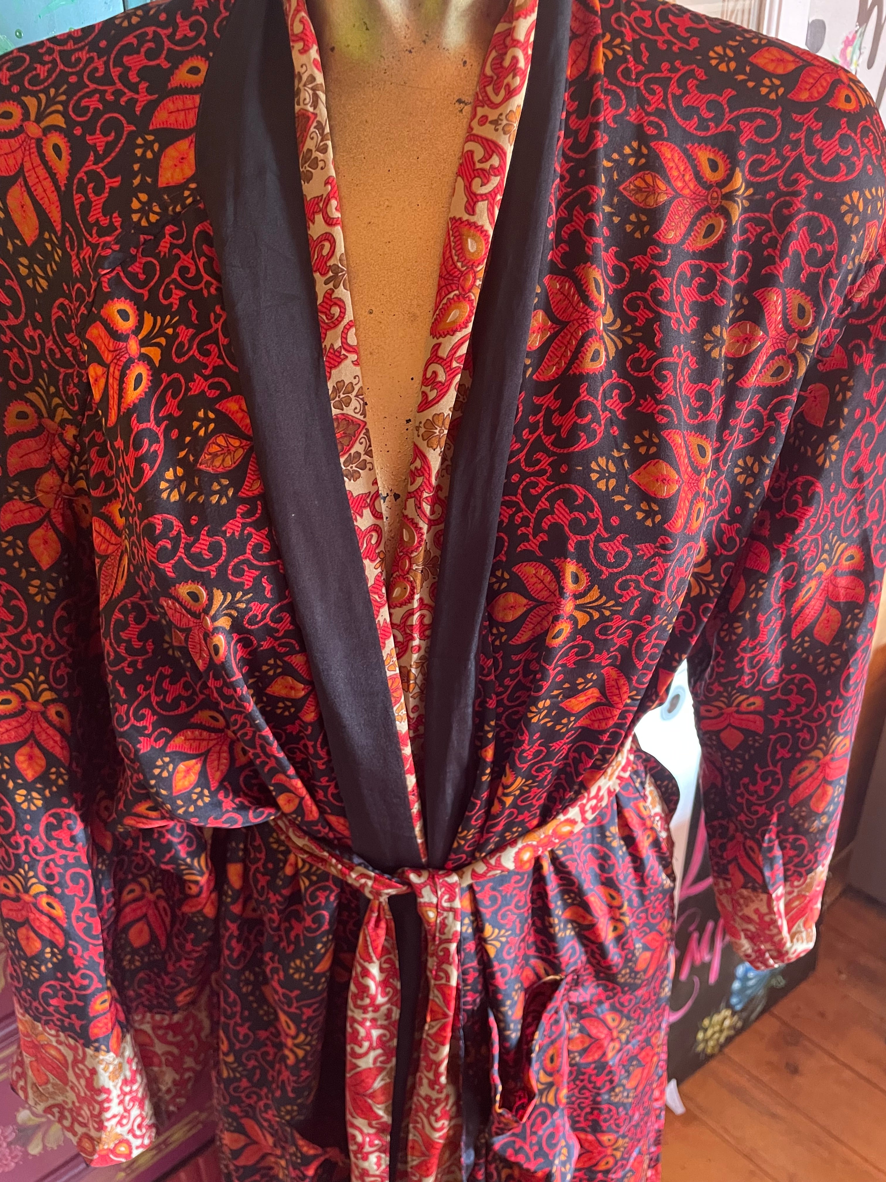 Silk Kimono - Free Size
