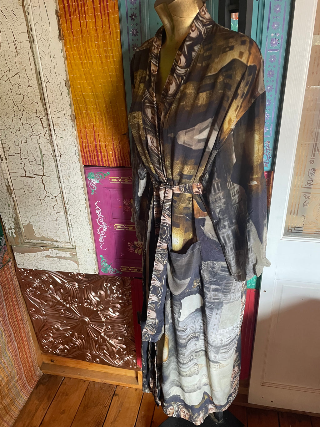 Silk Kimono - Free Size