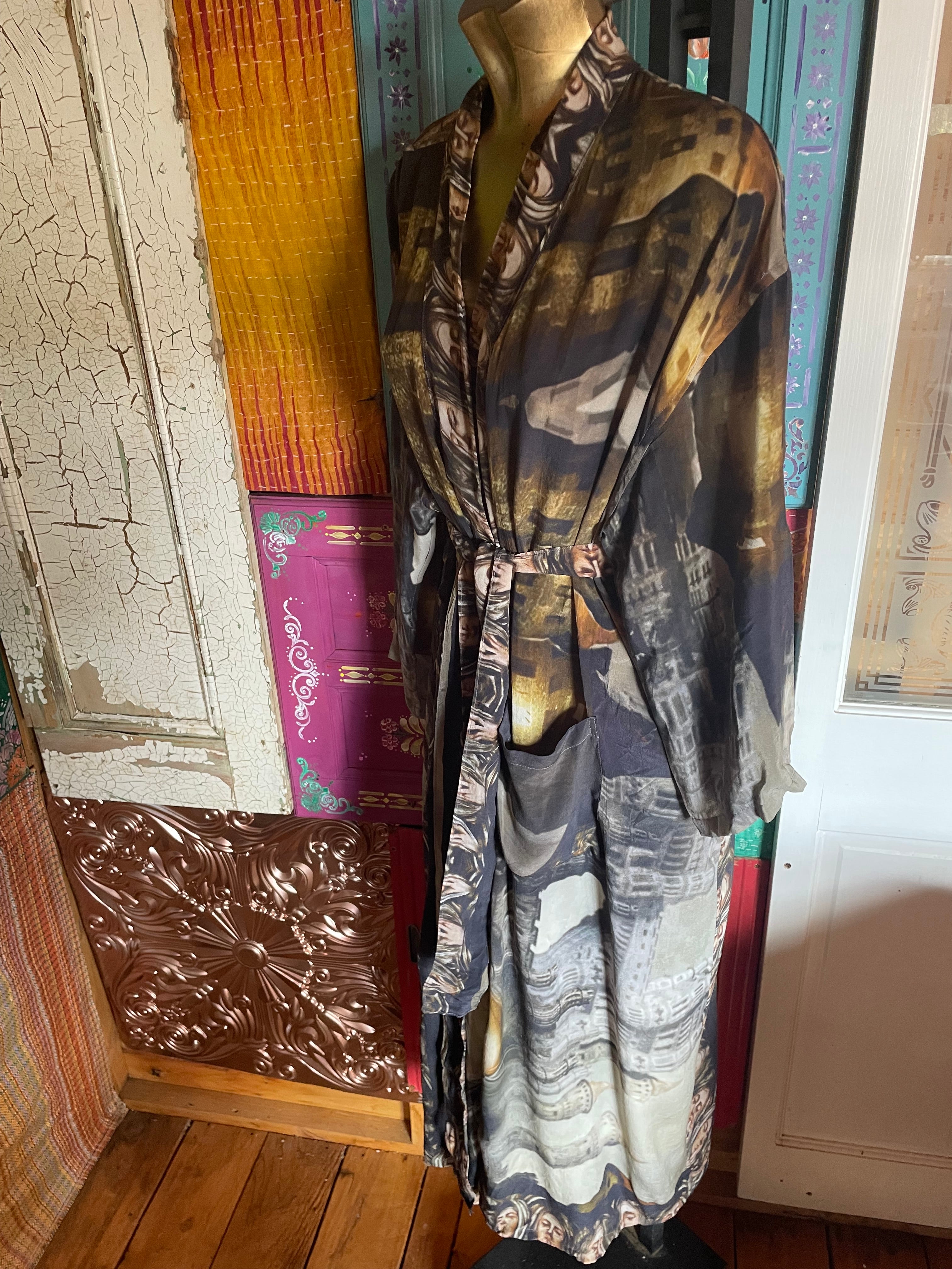 Silk Kimono - Free Size