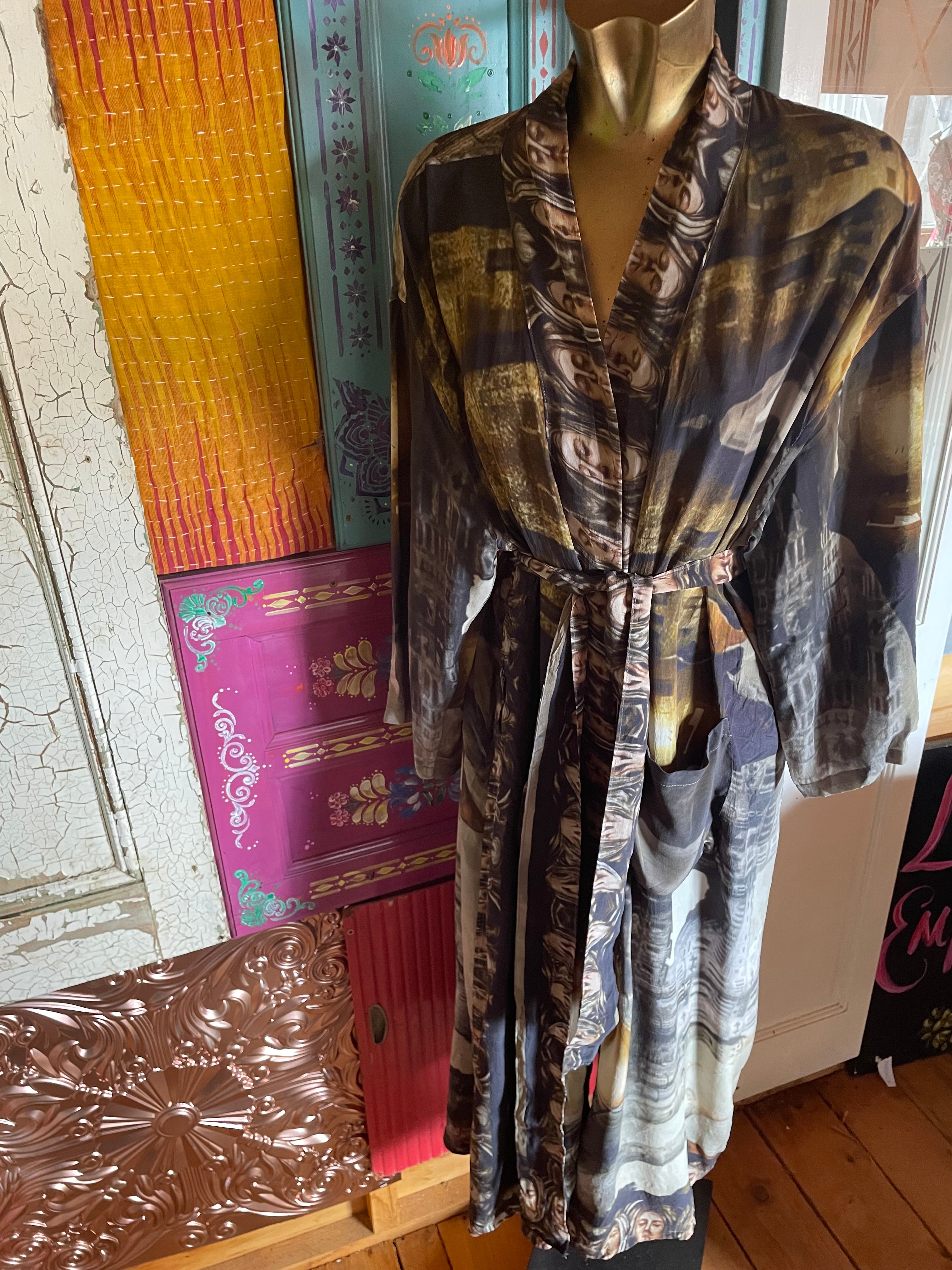 Silk Kimono - Free Size