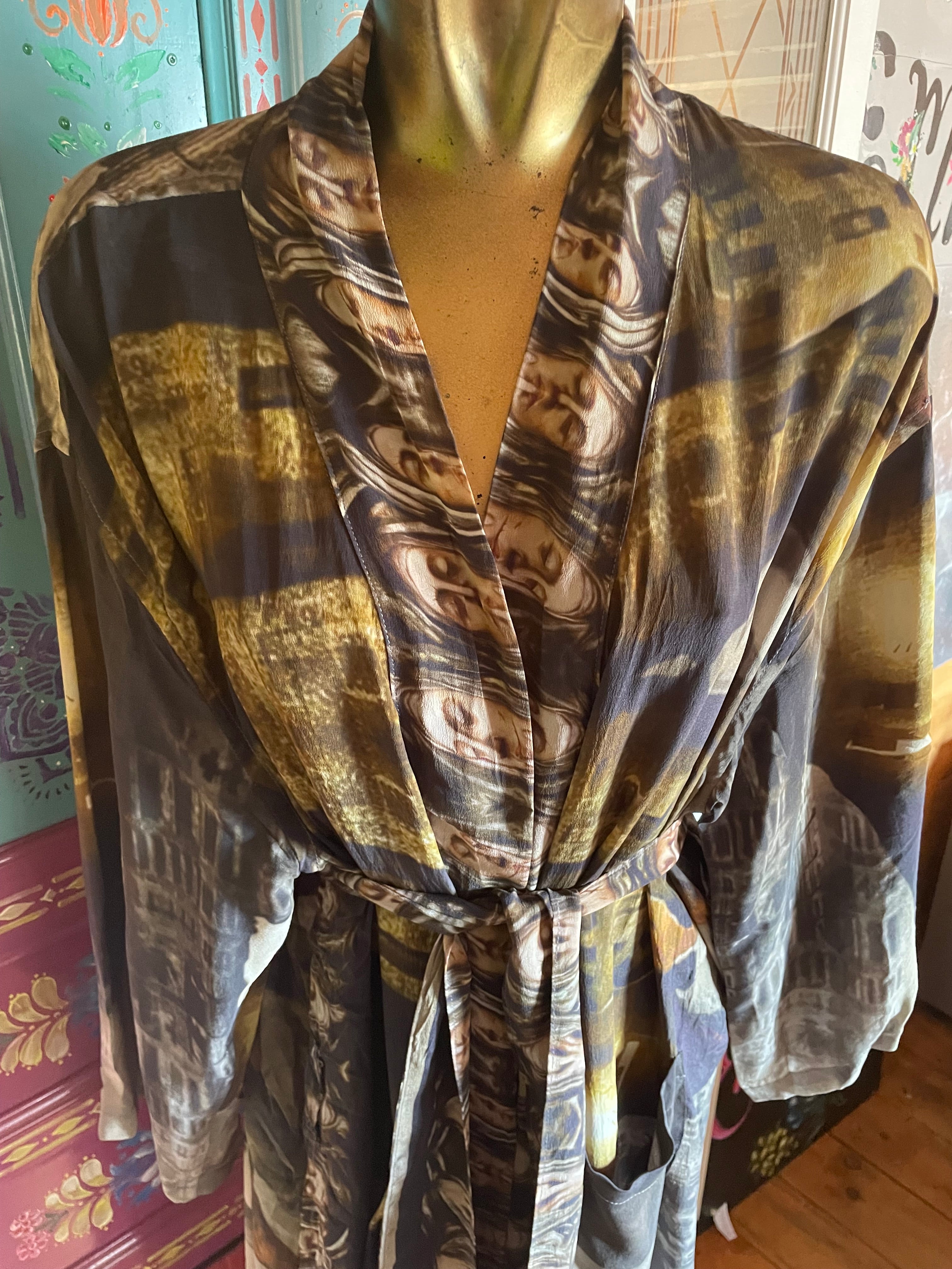 Silk Kimono - Free Size