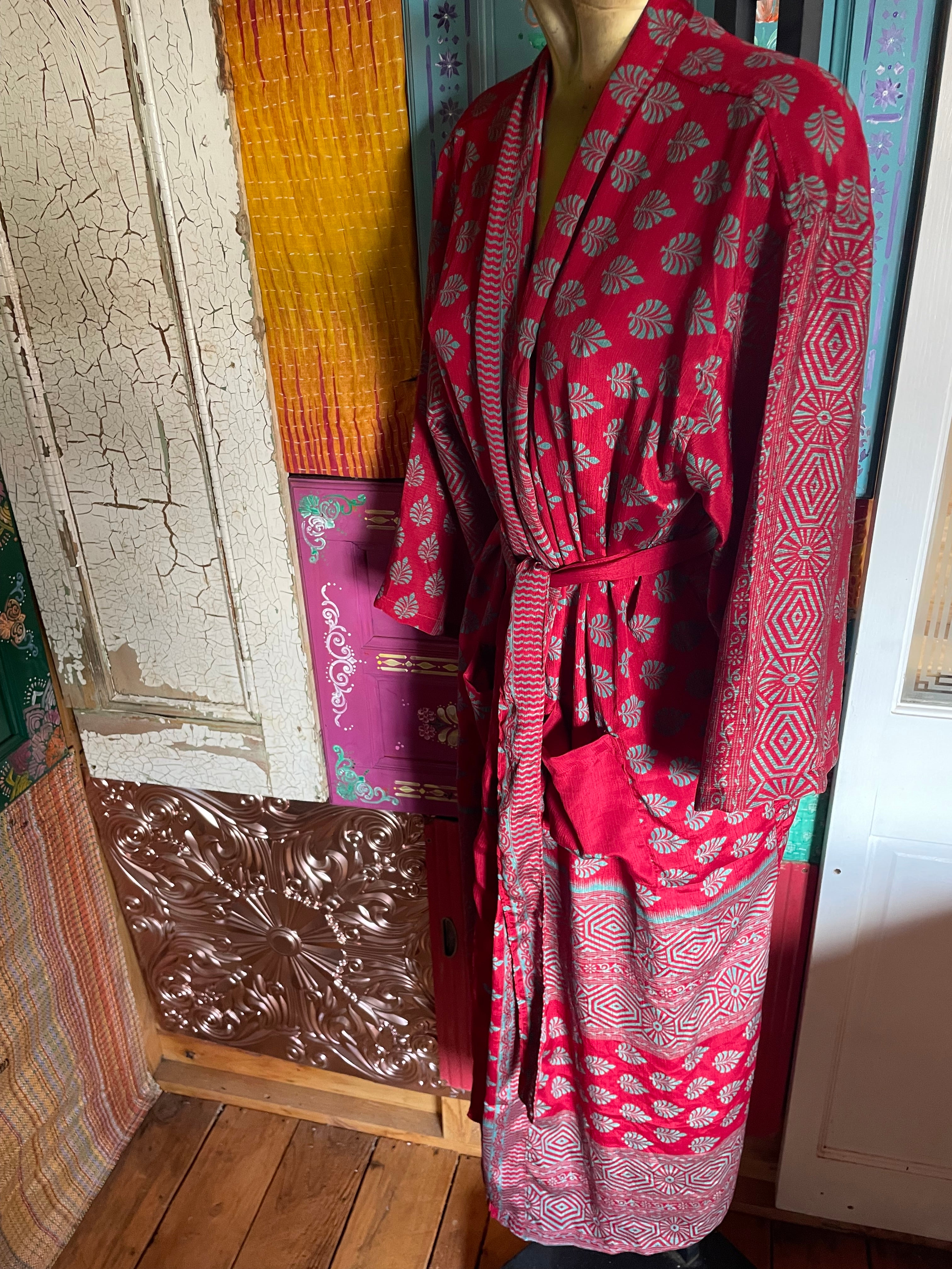 Silk Kimono - Free Size