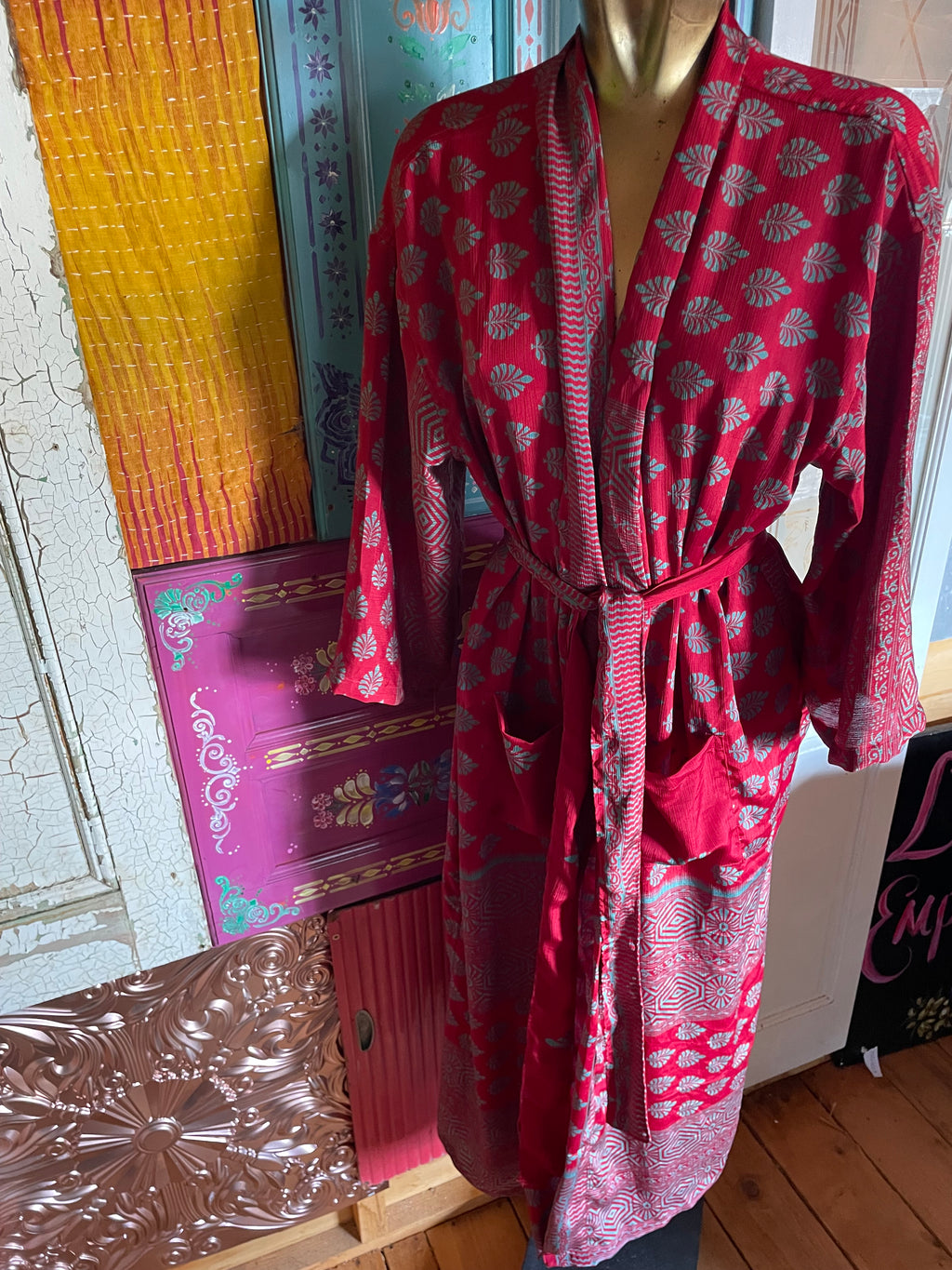 Silk Kimono - Free Size