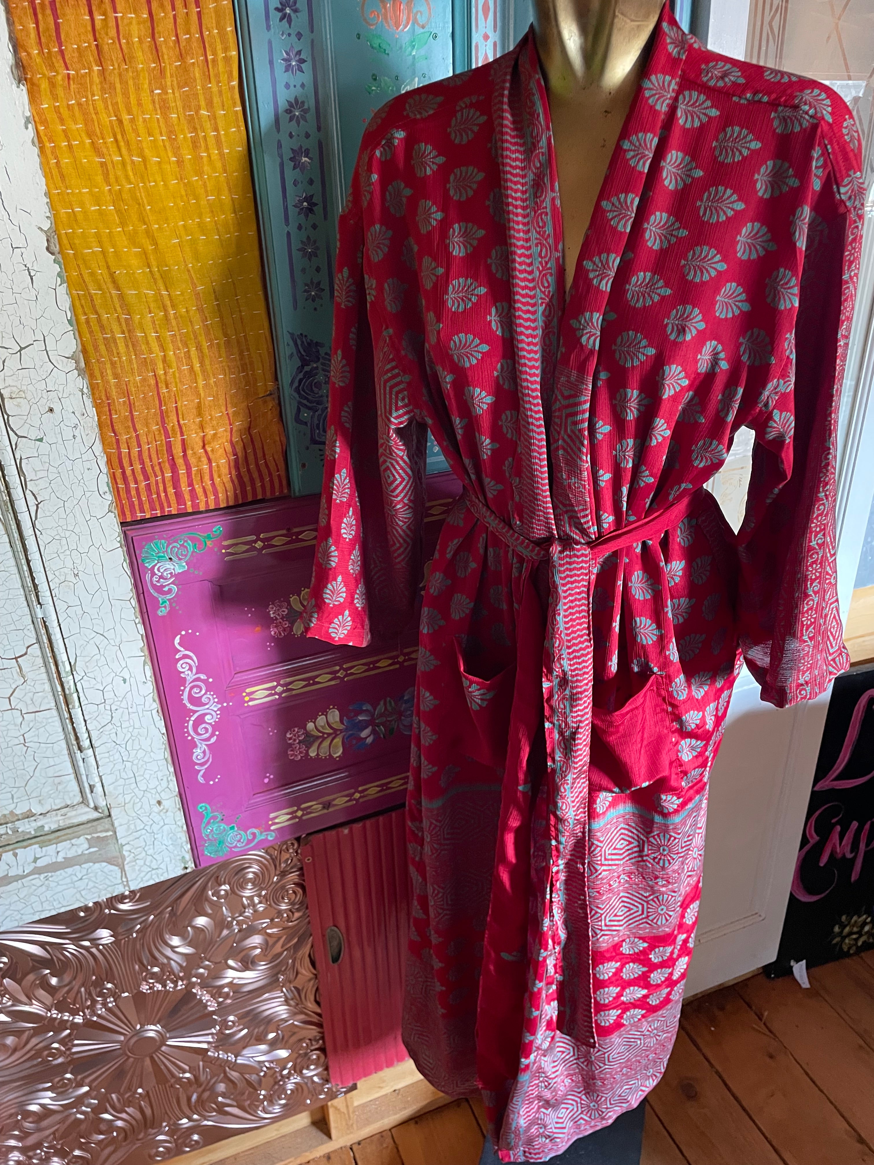 Silk Kimono - Free Size