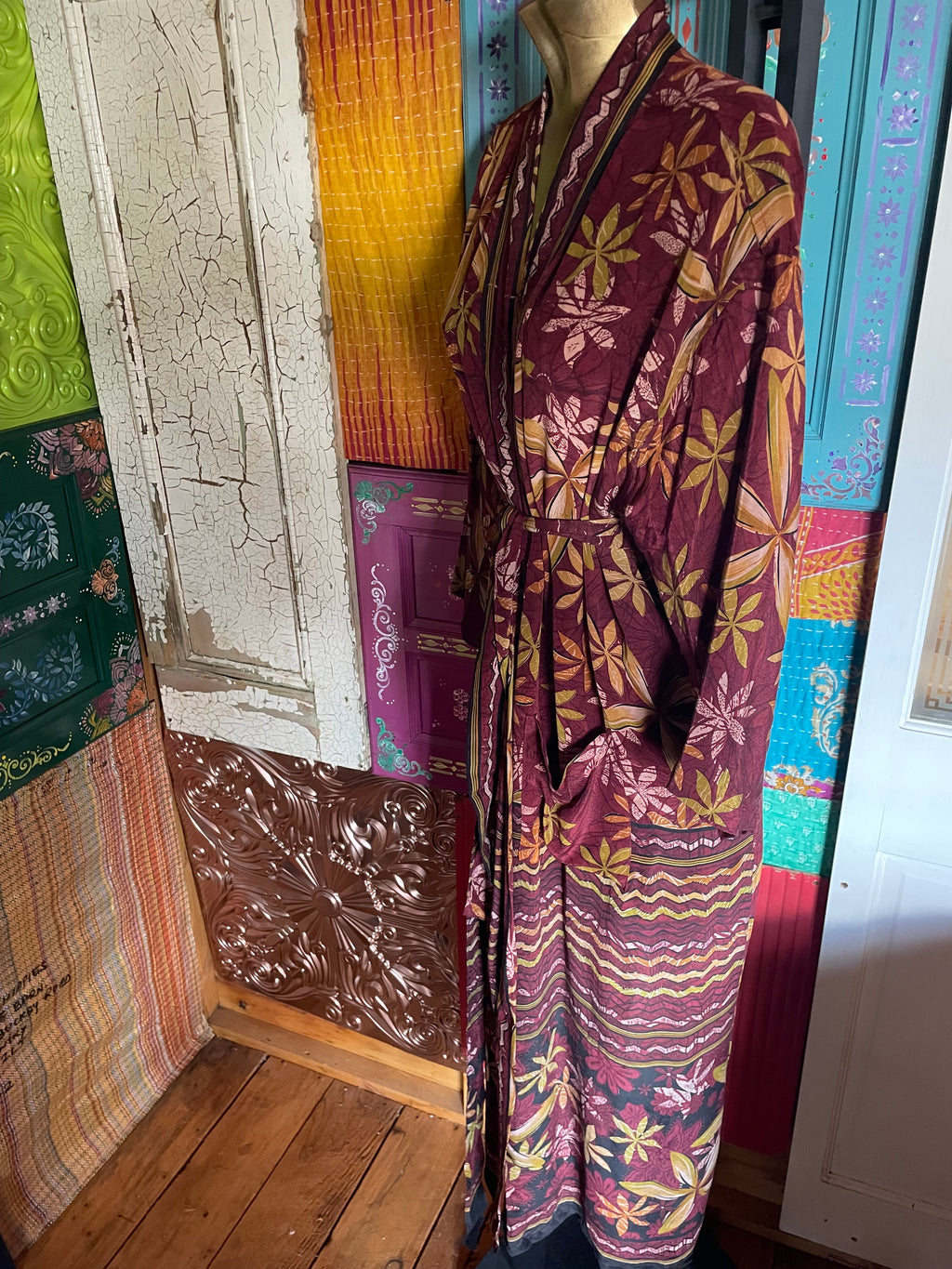 Silk Kimono - Free Size