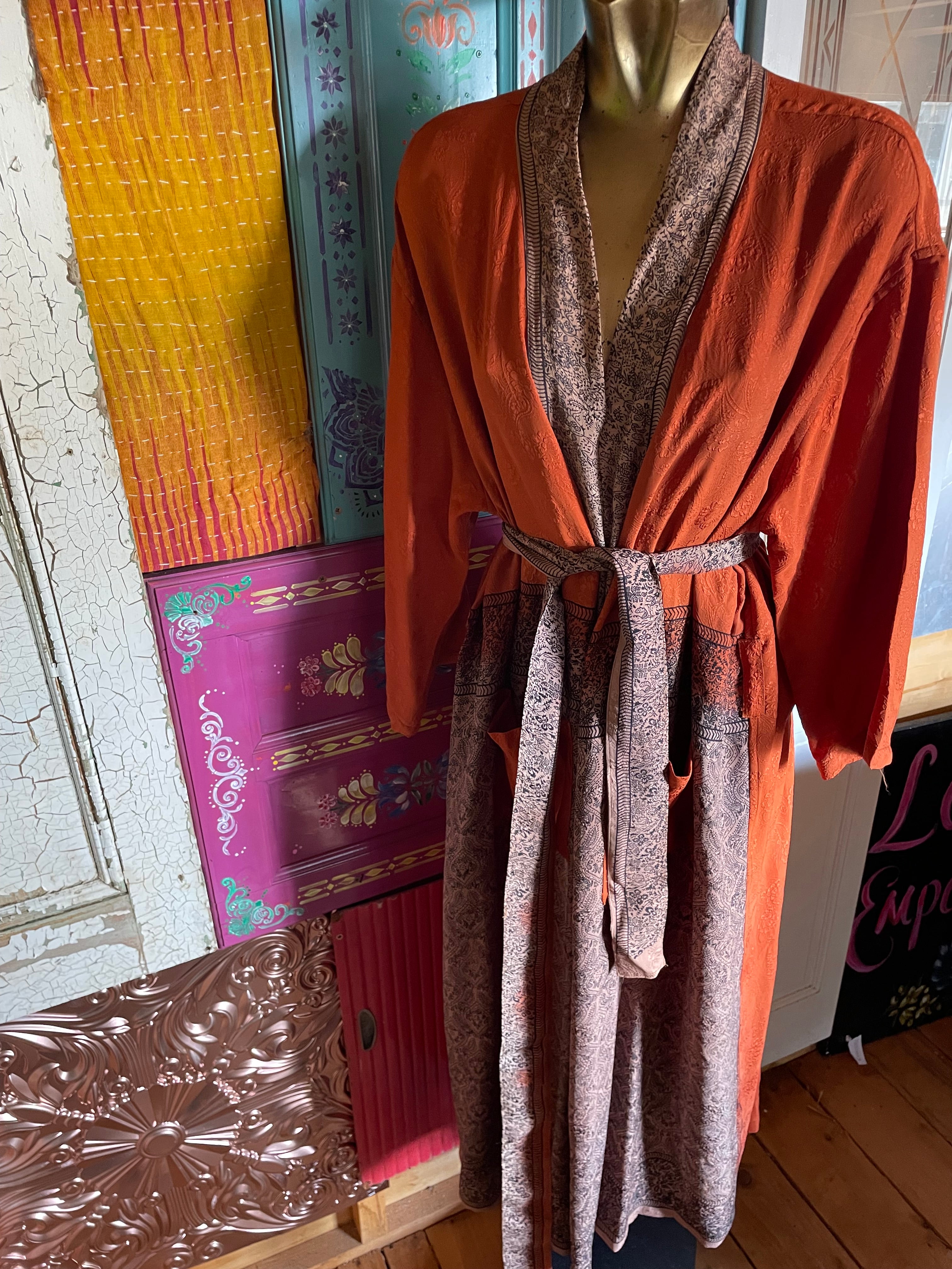 Silk Kimono - Free Size