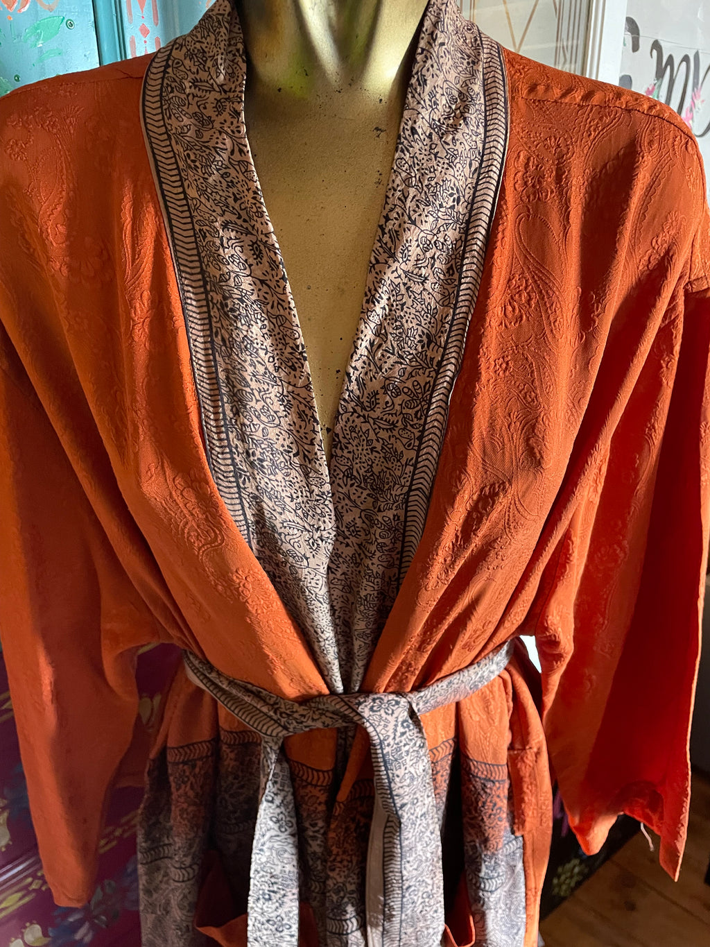 Silk Kimono - Free Size