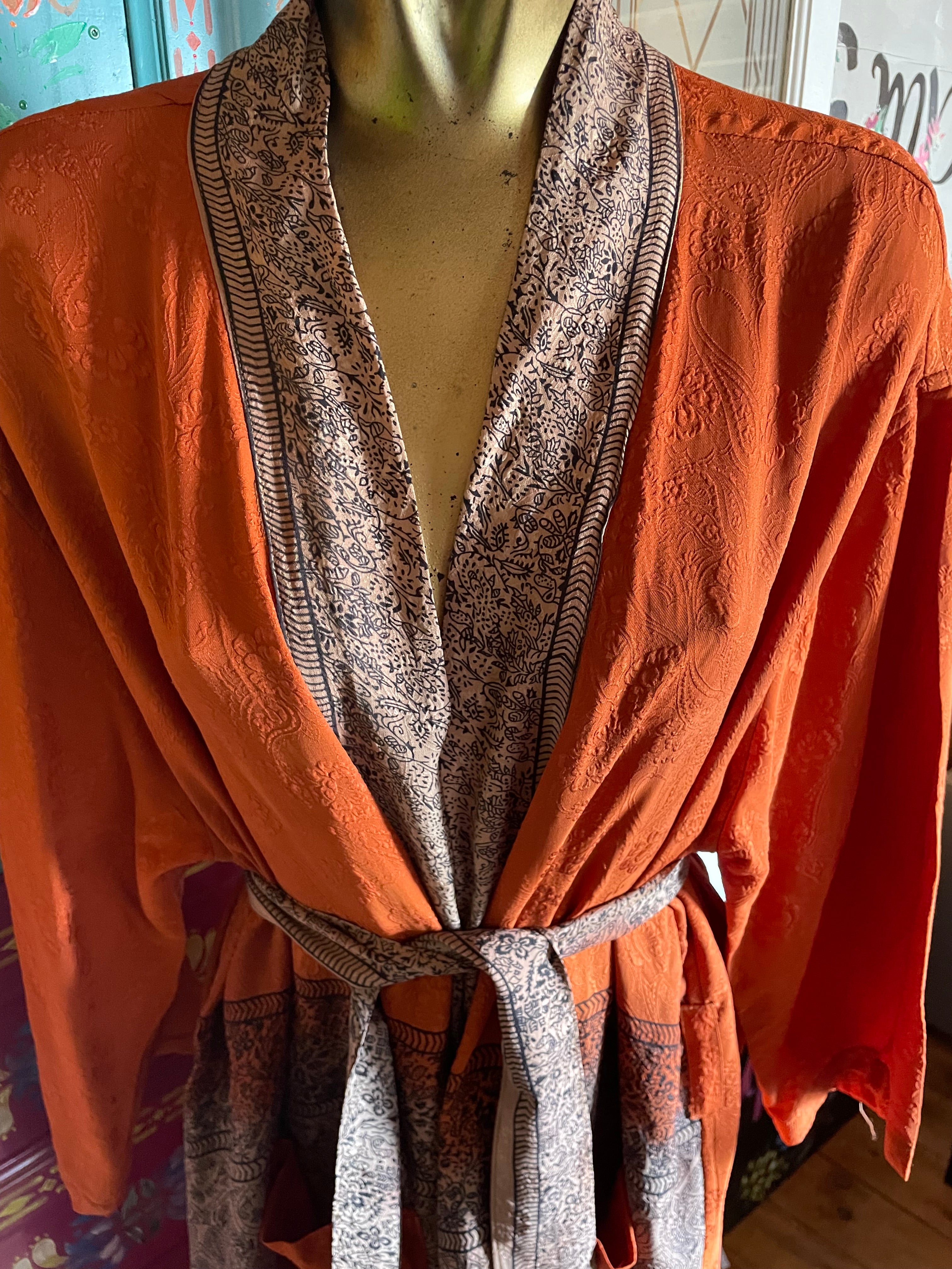 Silk Kimono - Free Size