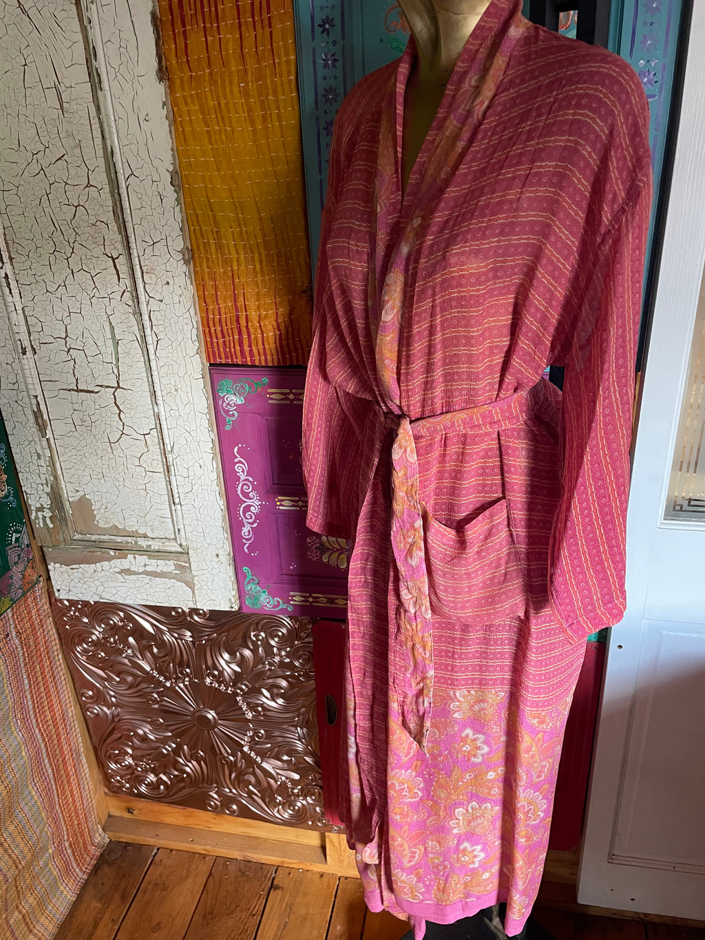 Silk Kimono - Free Size