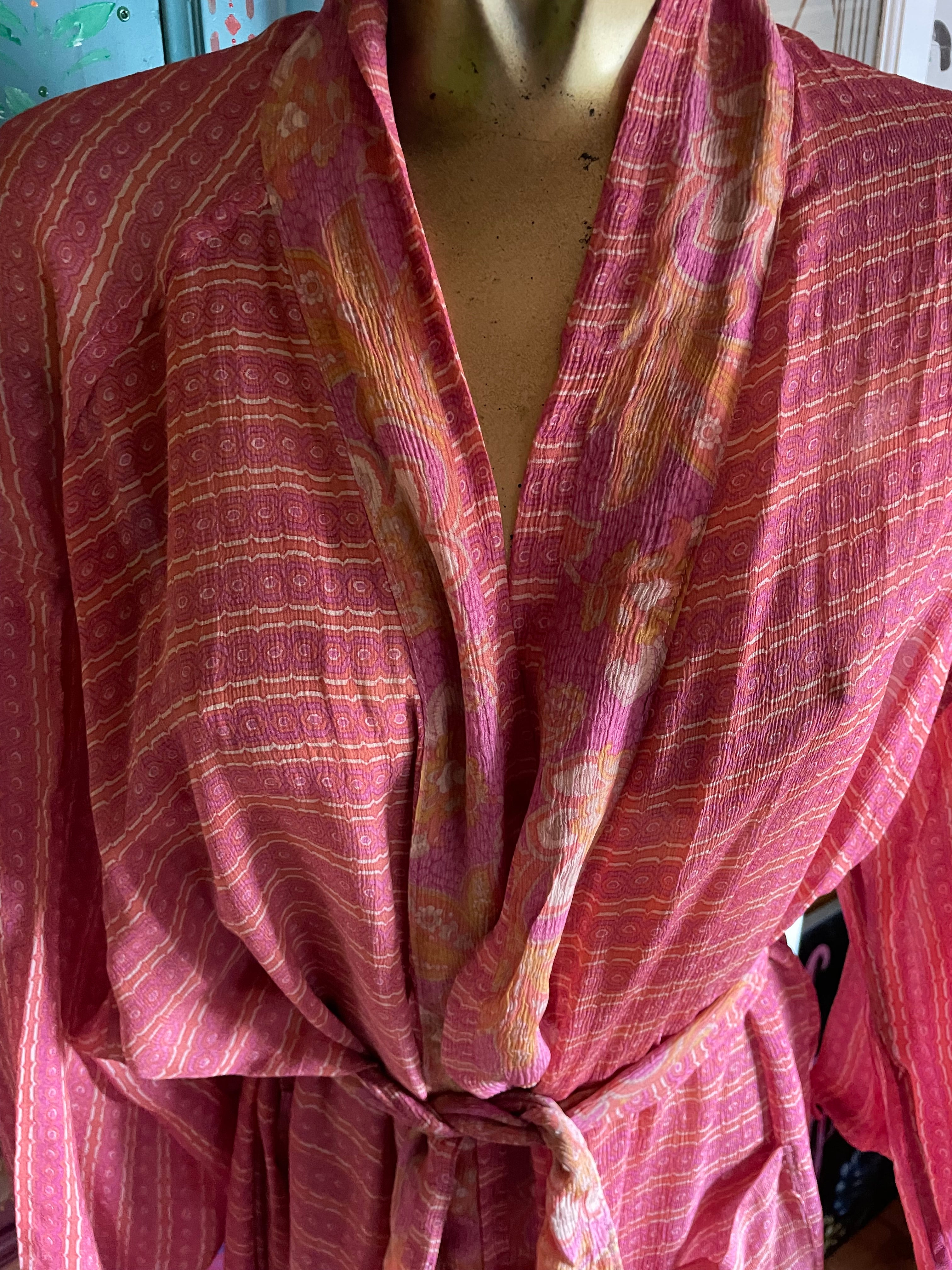 Silk Kimono - Free Size