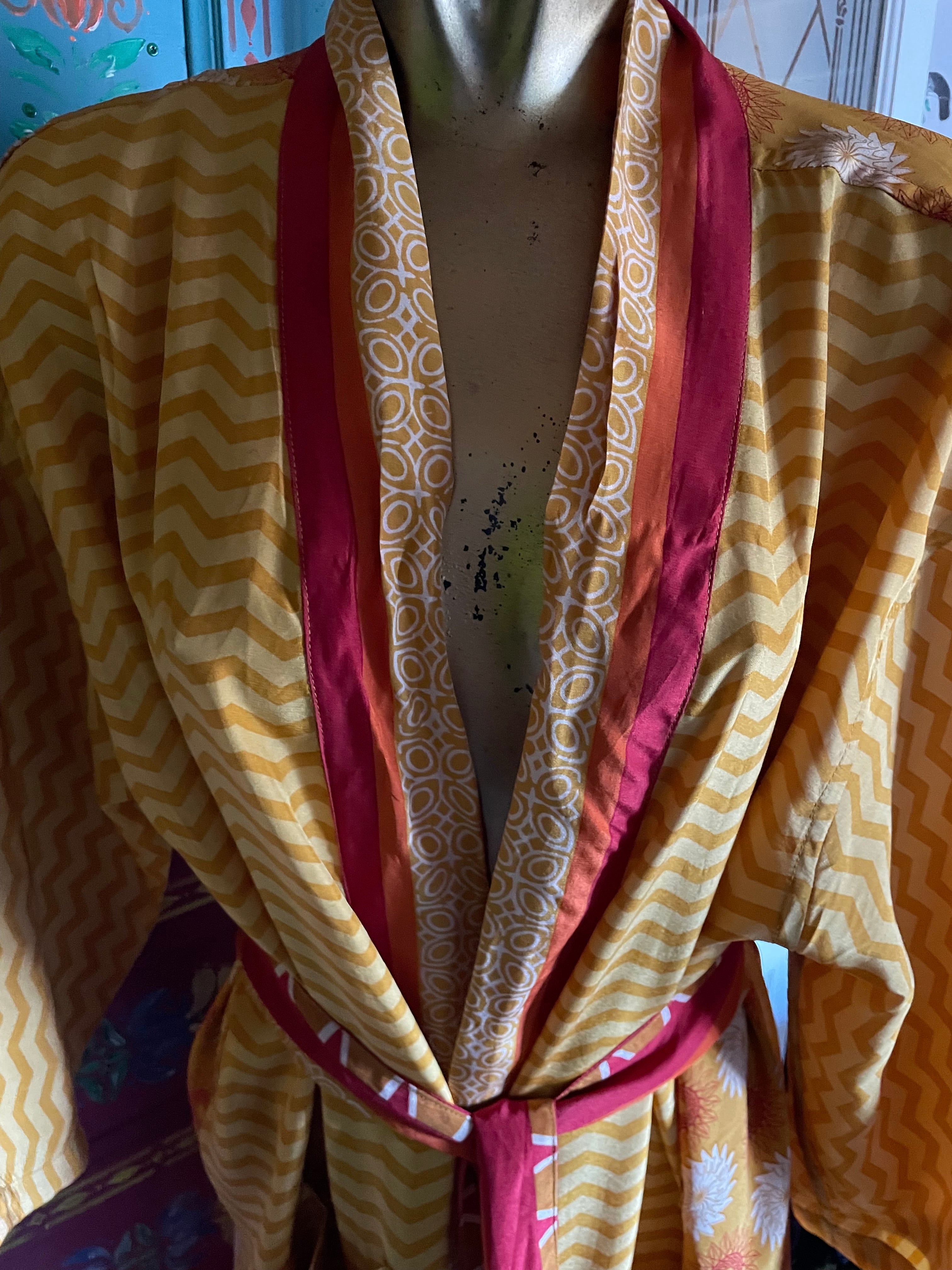 Silk Kimono - Free Size