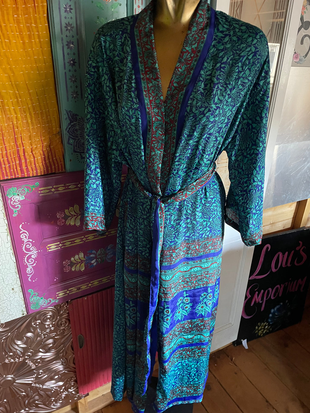 Silk Kimono - Free Size - No Pockets