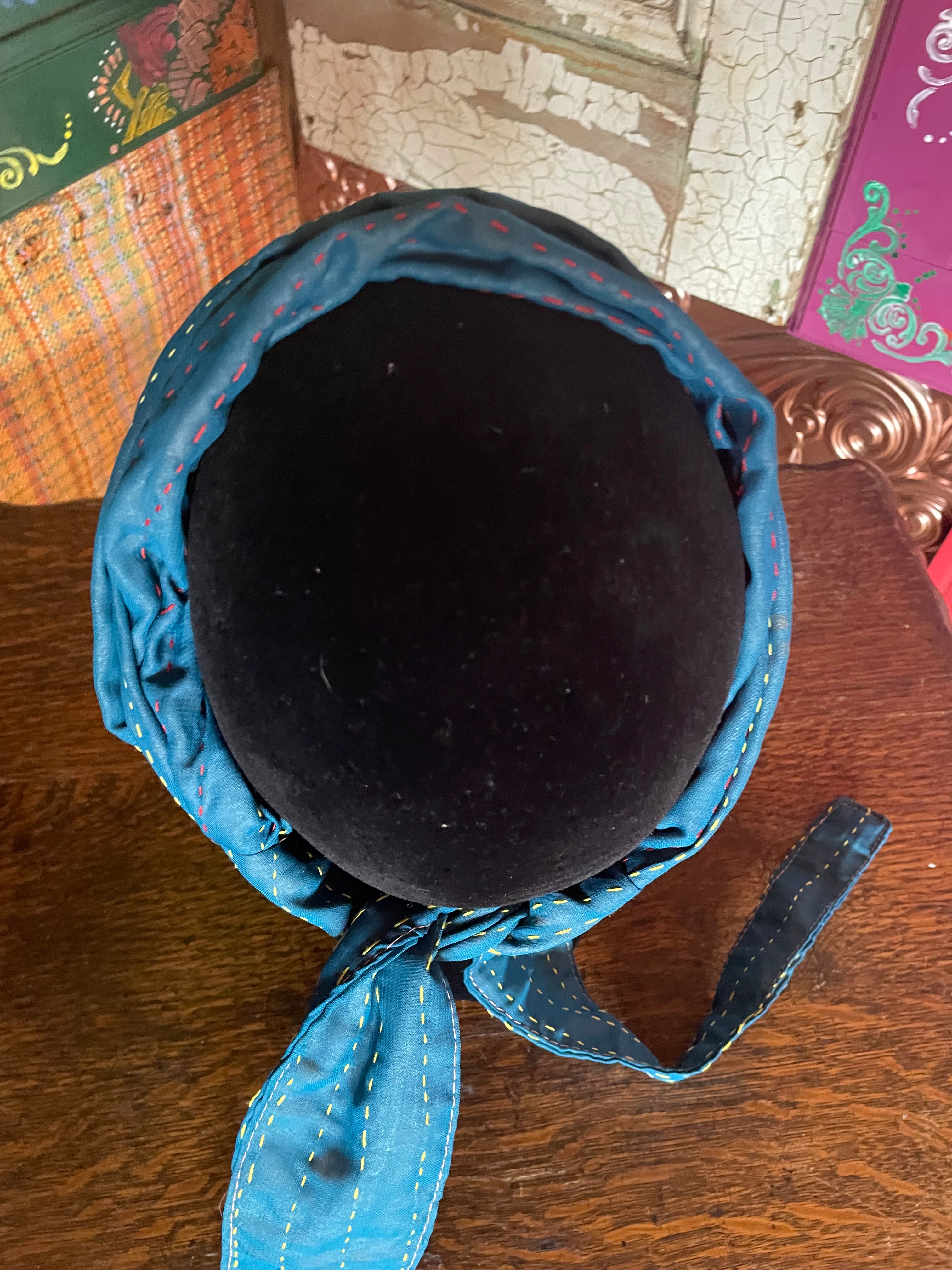 Silk kantha Head Scarf -Reversable