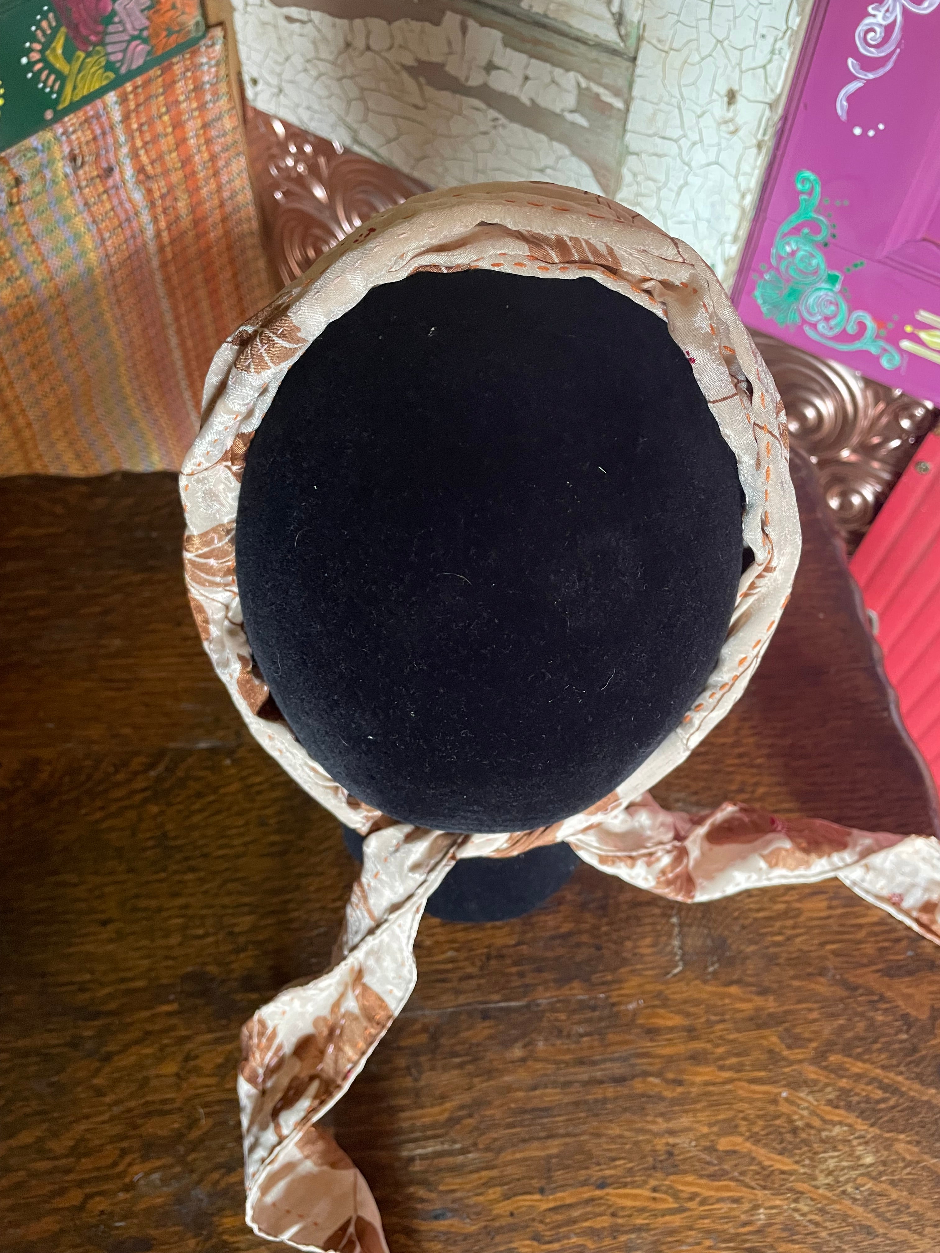 Silk kantha Head Scarf -Reversable