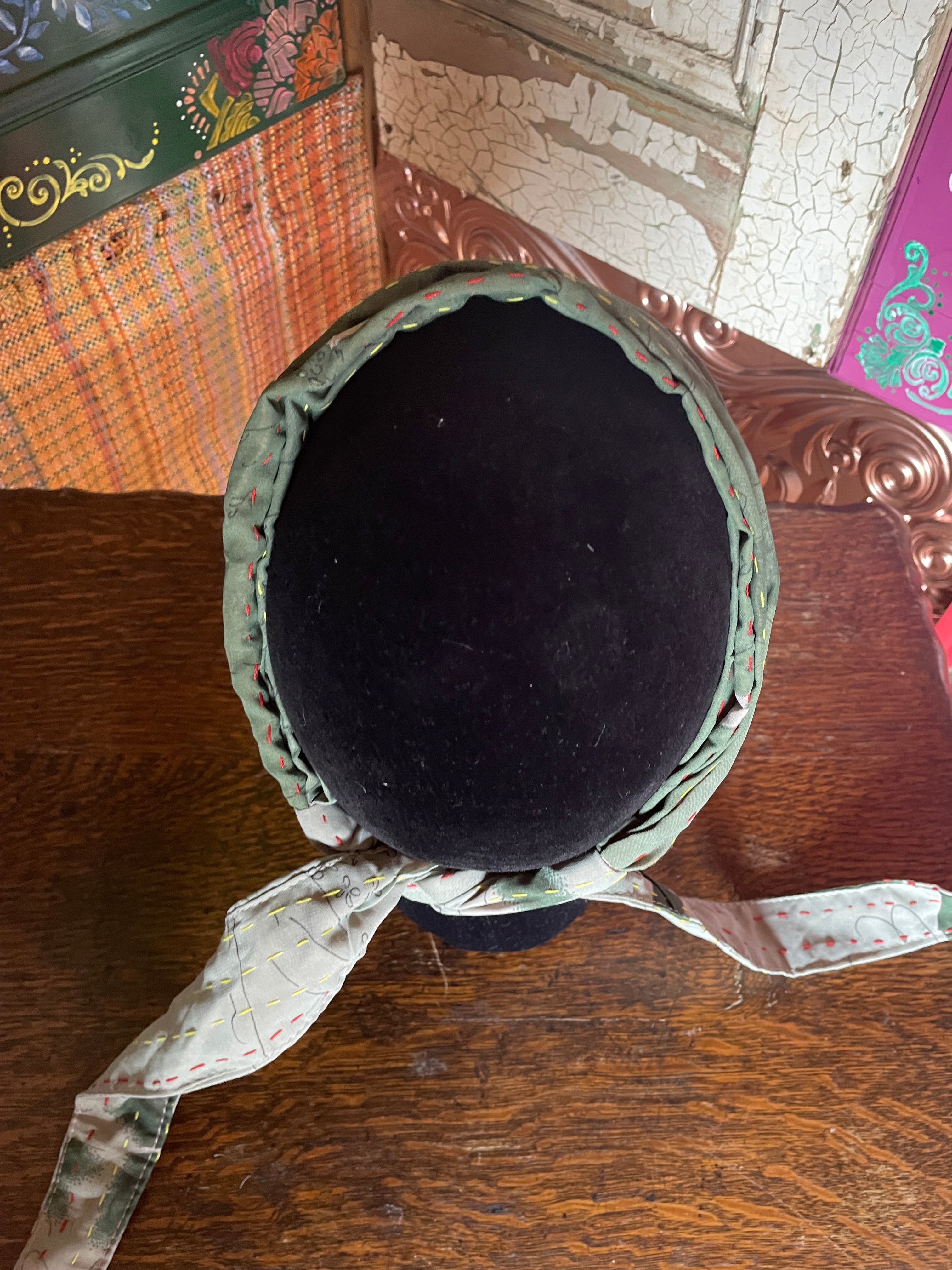 Silk kantha Head Scarf -Reversable