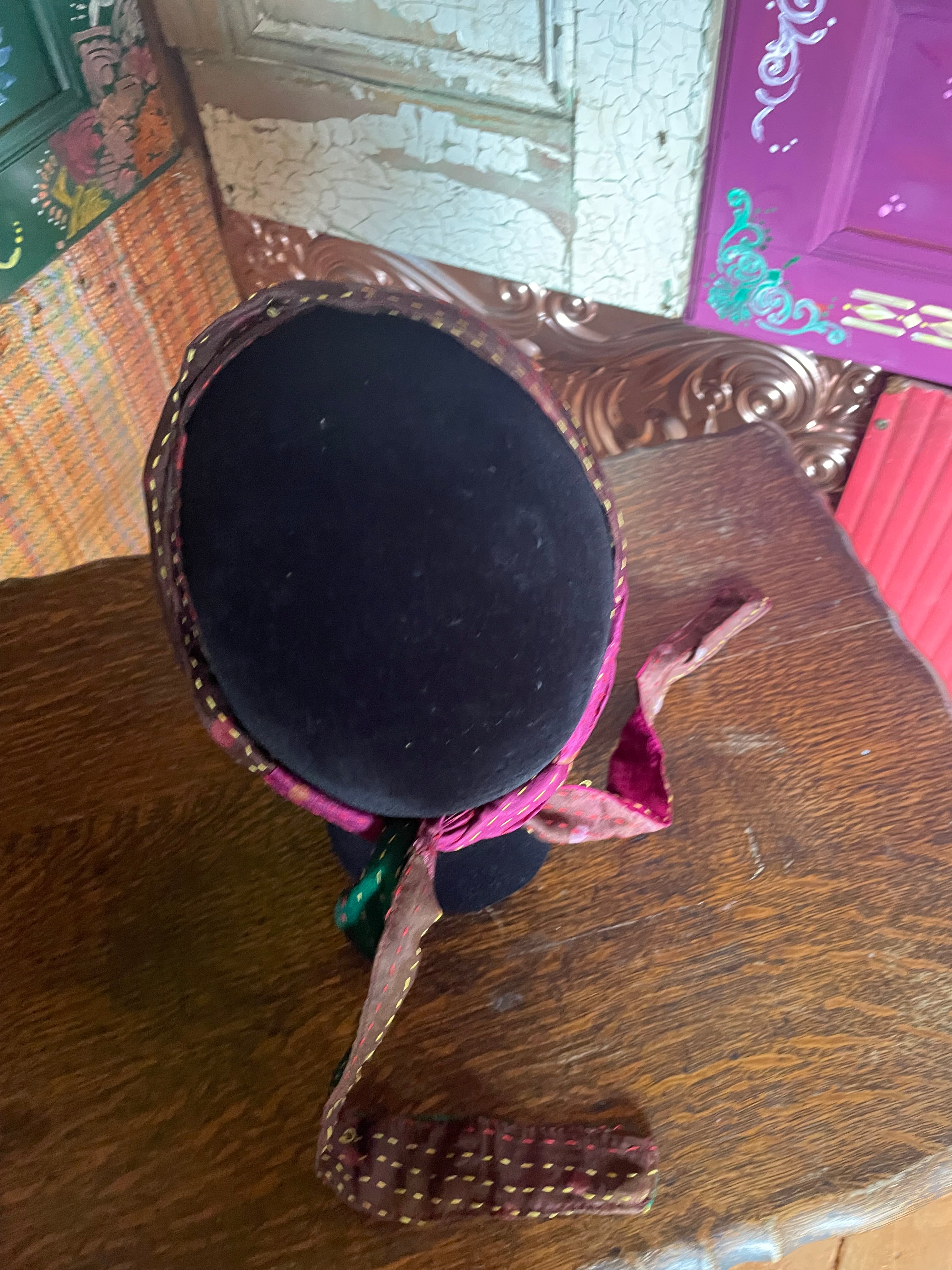 Silk kantha Head Scarf -Reversable