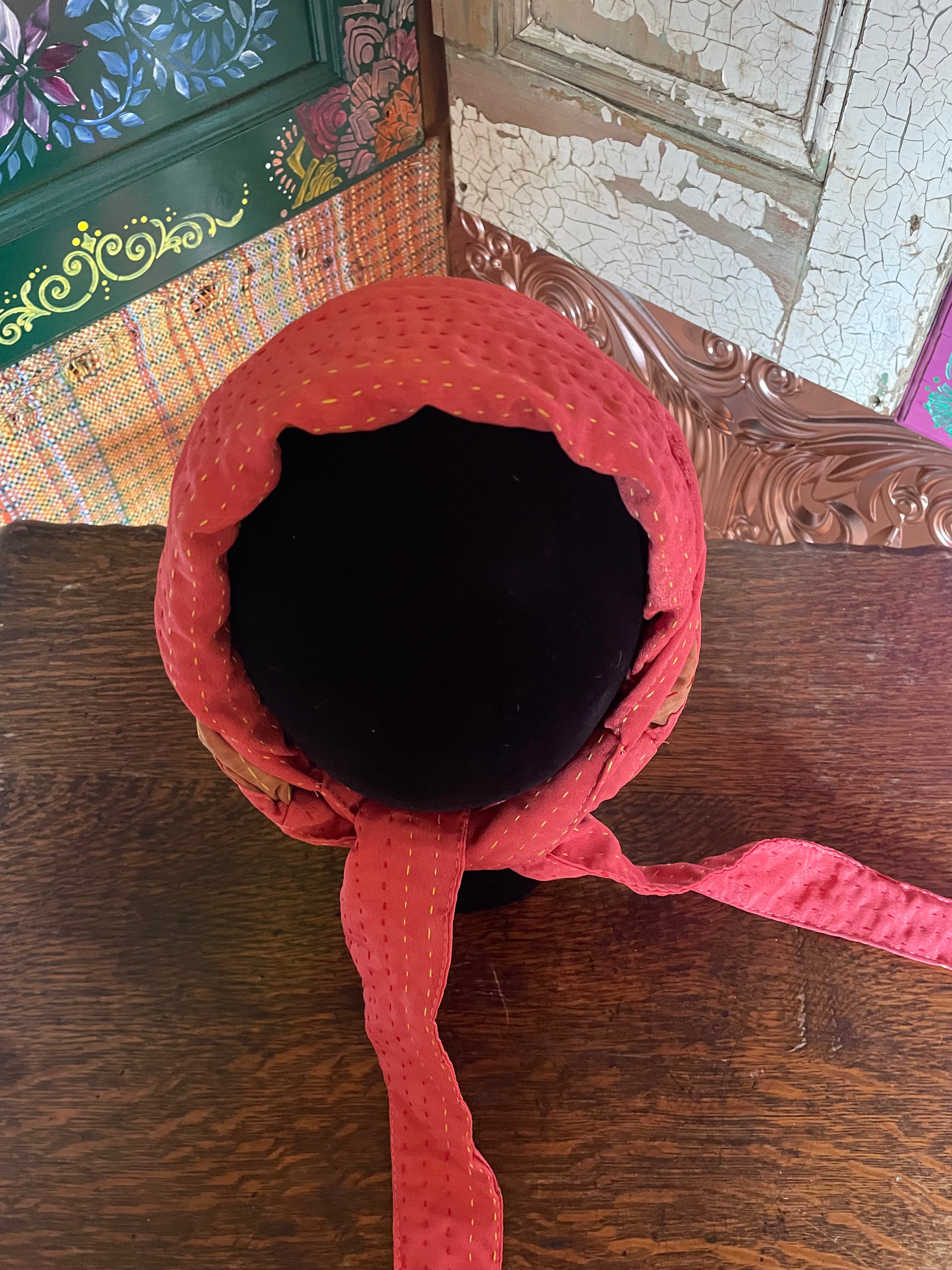 Silk kantha Head Scarf -Reversable