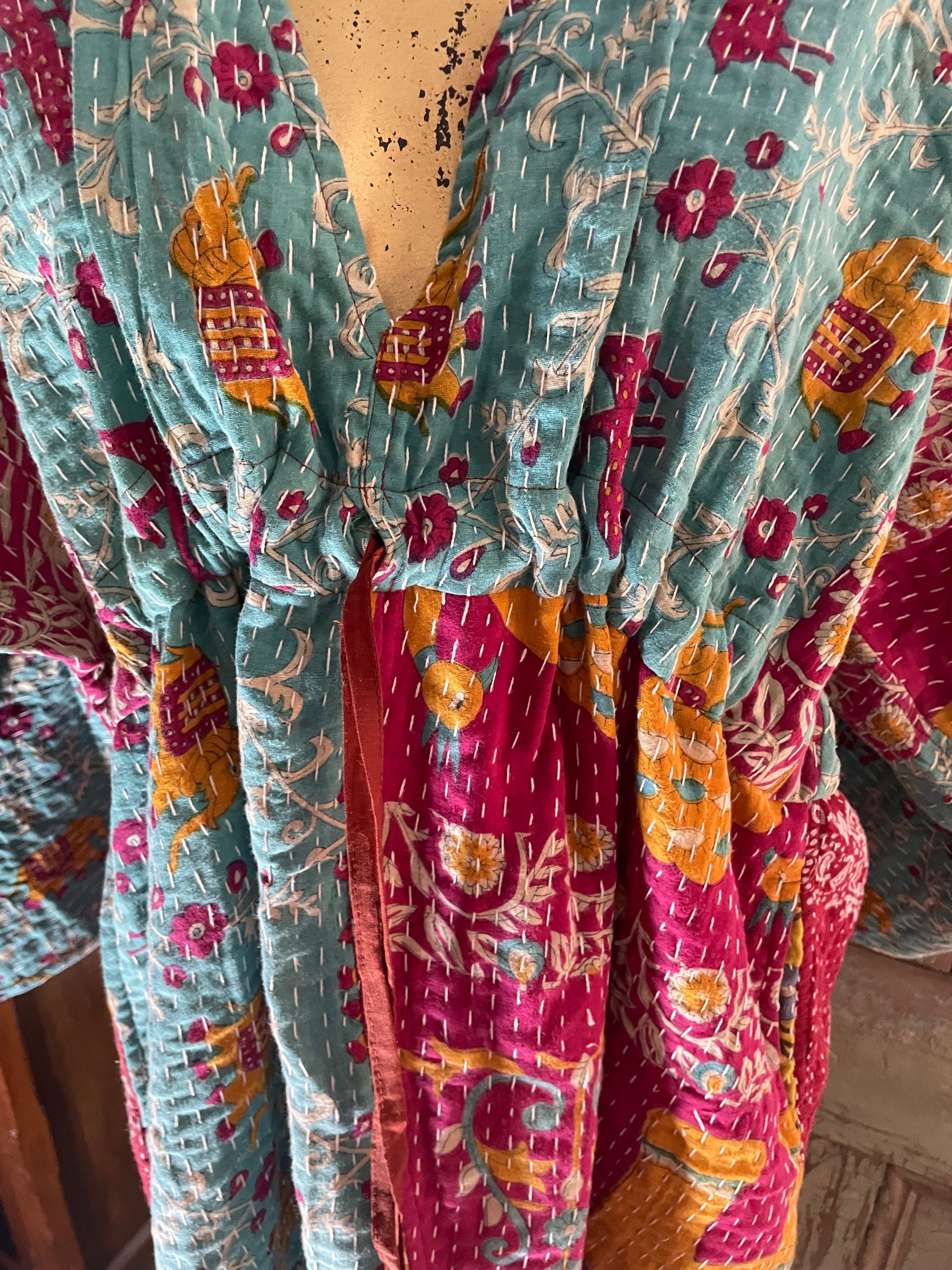 Free Size Kantha Dress