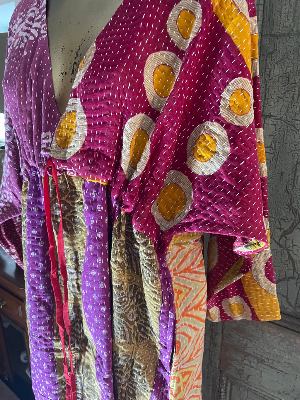 Free Size Kantha Dress