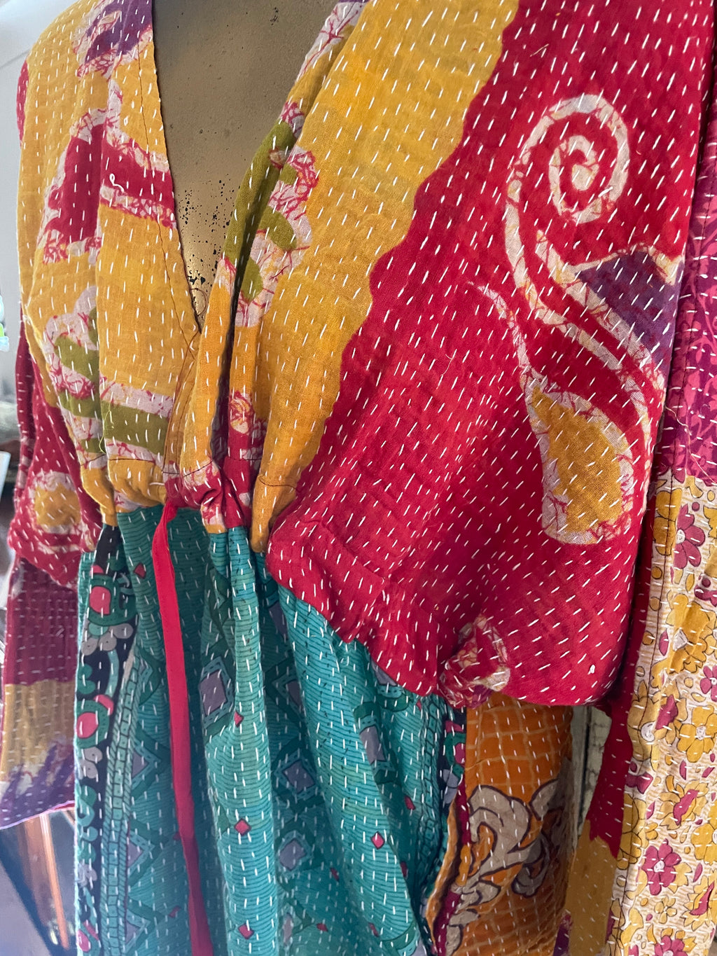 Free Size Kantha Dress
