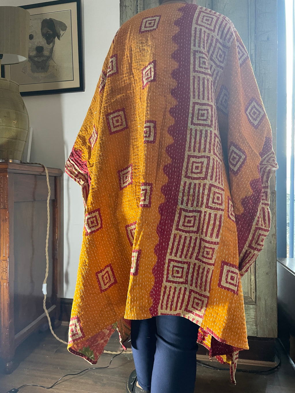 Kantha Sleeveless wrap