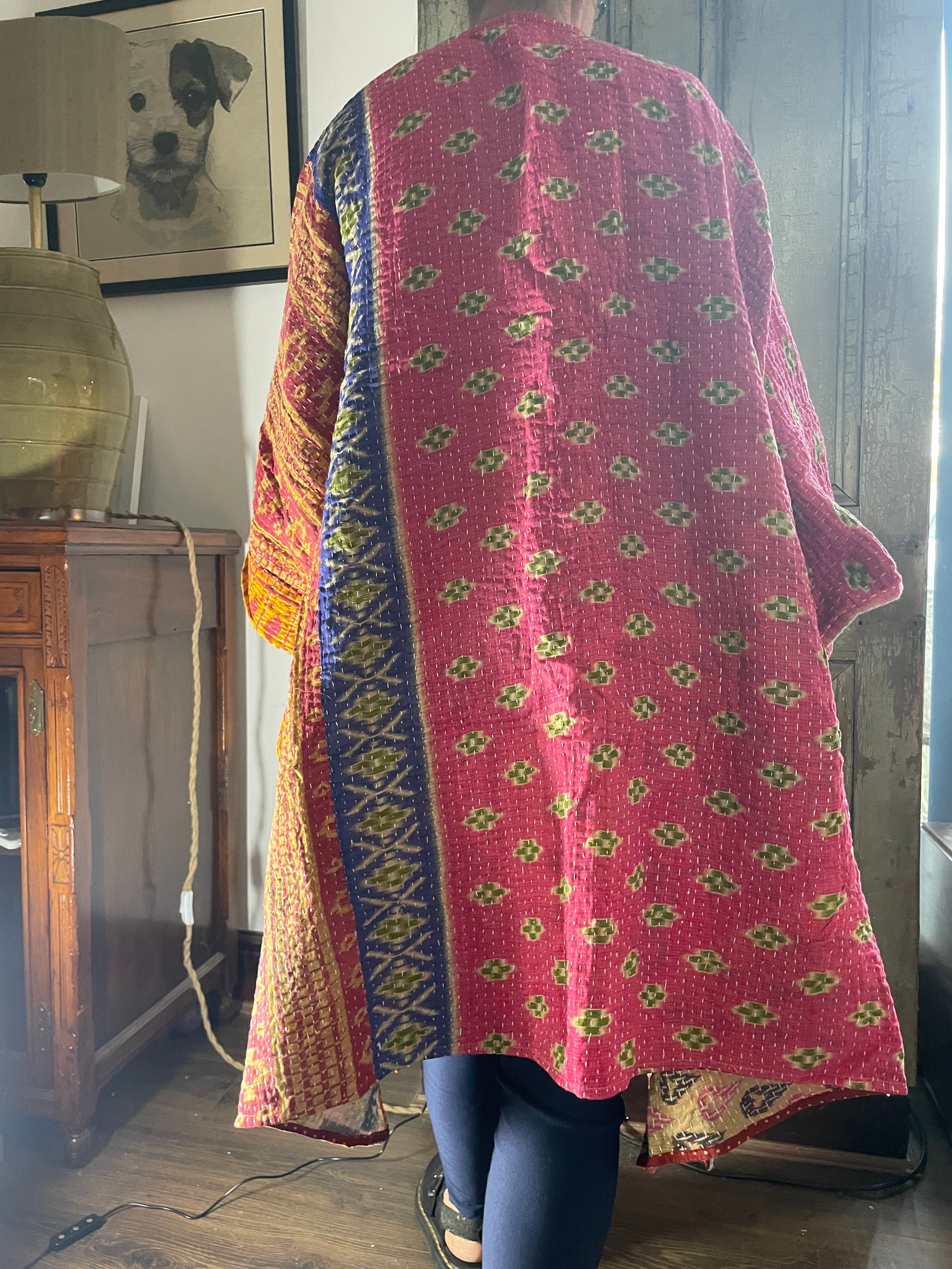 Kantha Sleeveless wrap